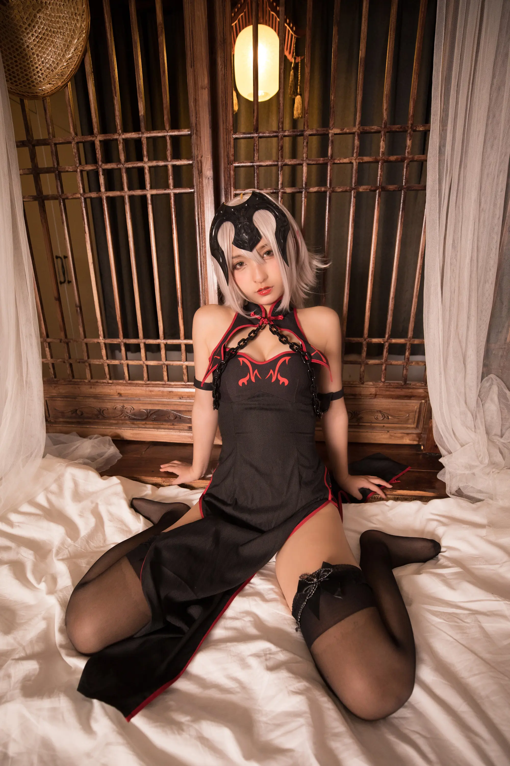 神楽坂真冬 旗袍黑贞 [150P]