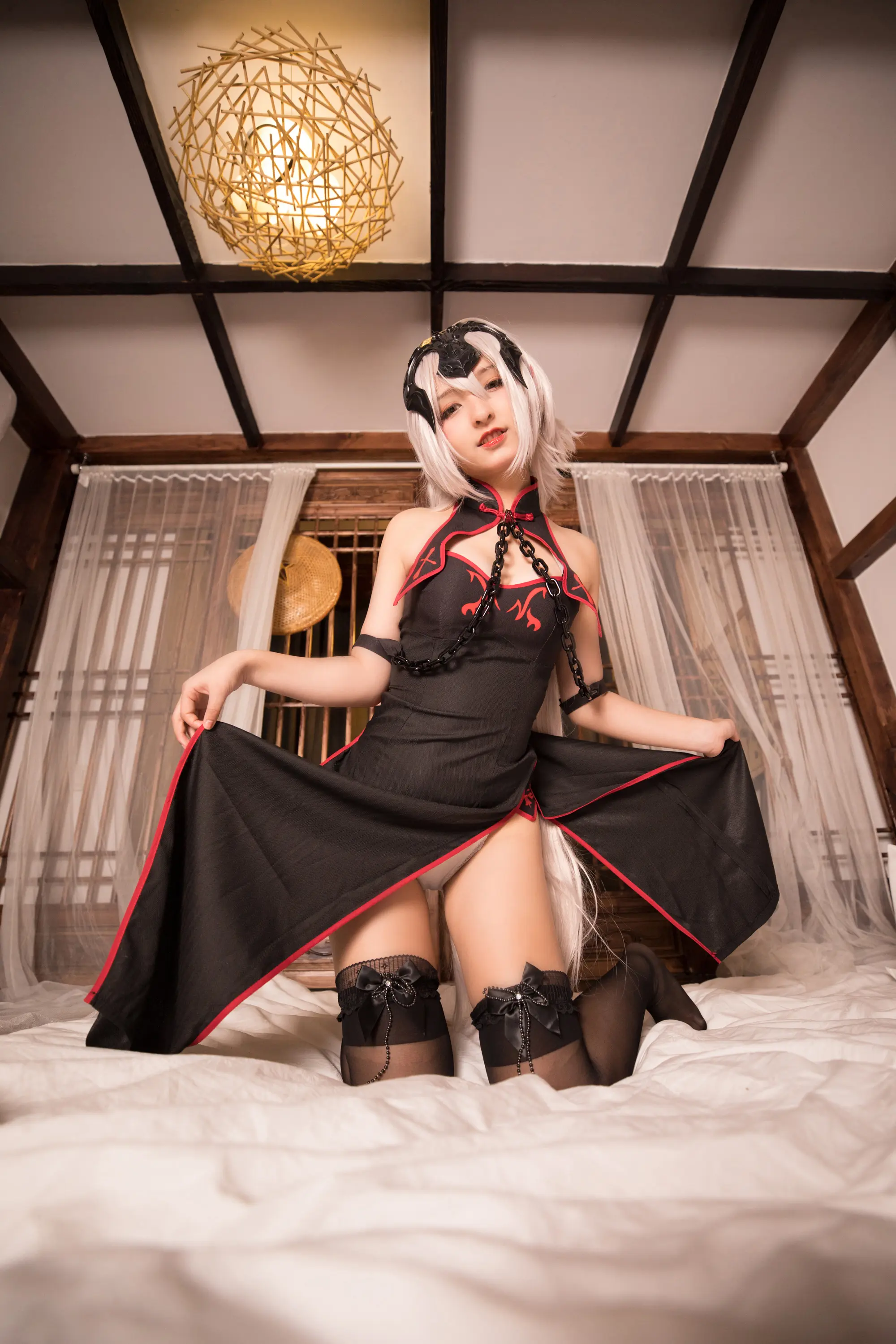 神楽坂真冬 旗袍黑贞 [150P]