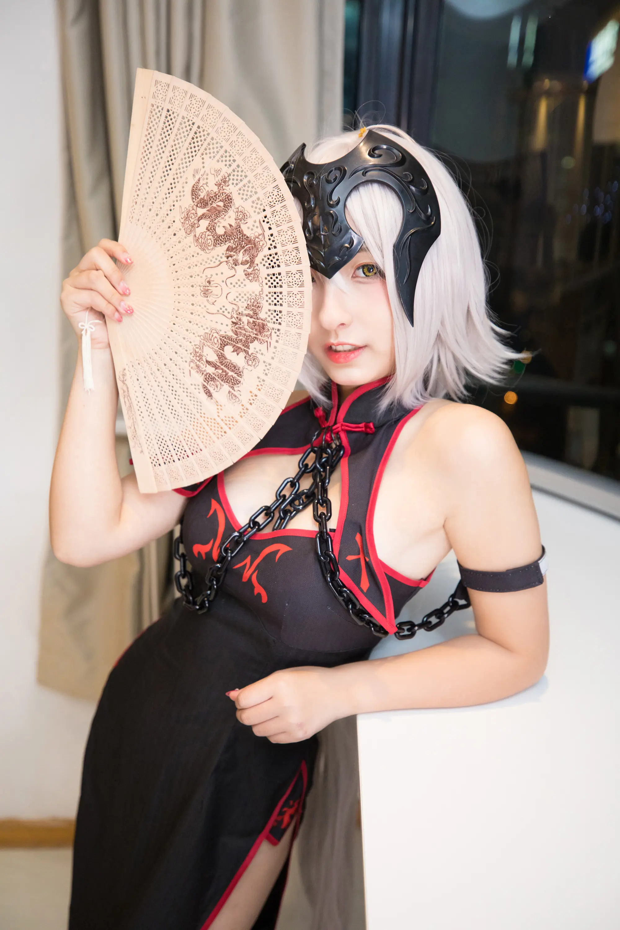 神楽坂真冬 旗袍黑贞 [150P]