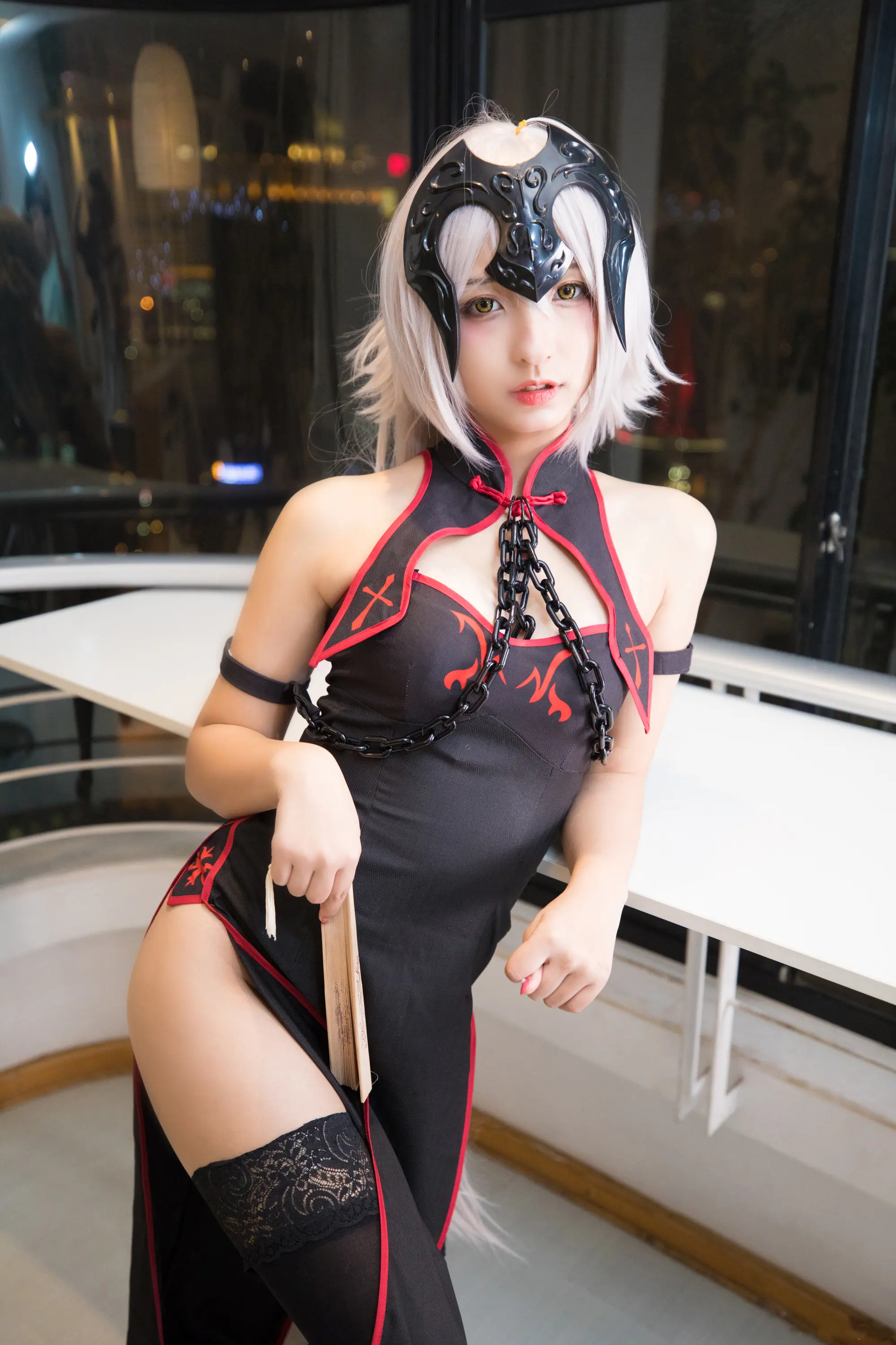 神楽坂真冬 旗袍黑贞 [150P]