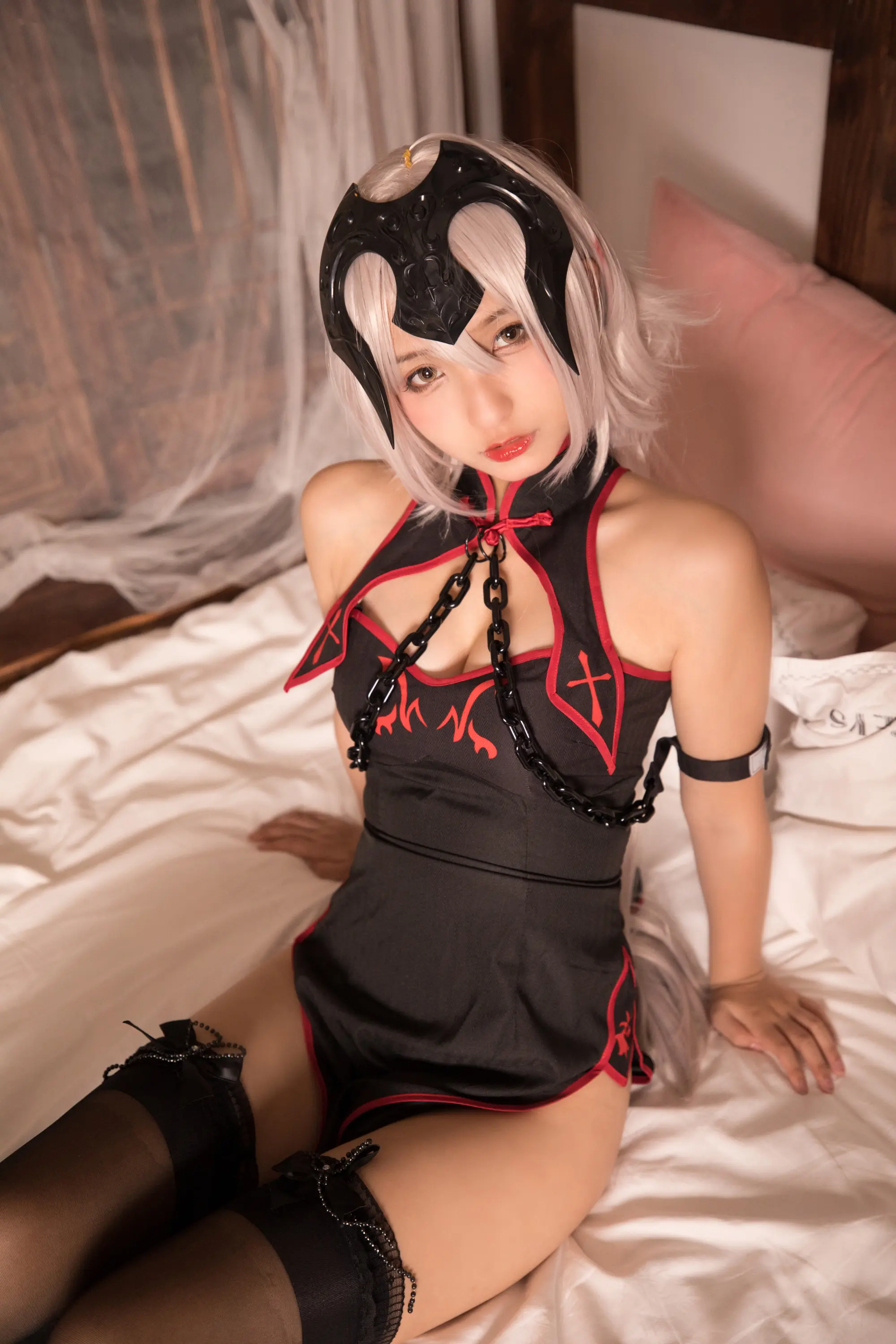 神楽坂真冬 旗袍黑贞 [150P]