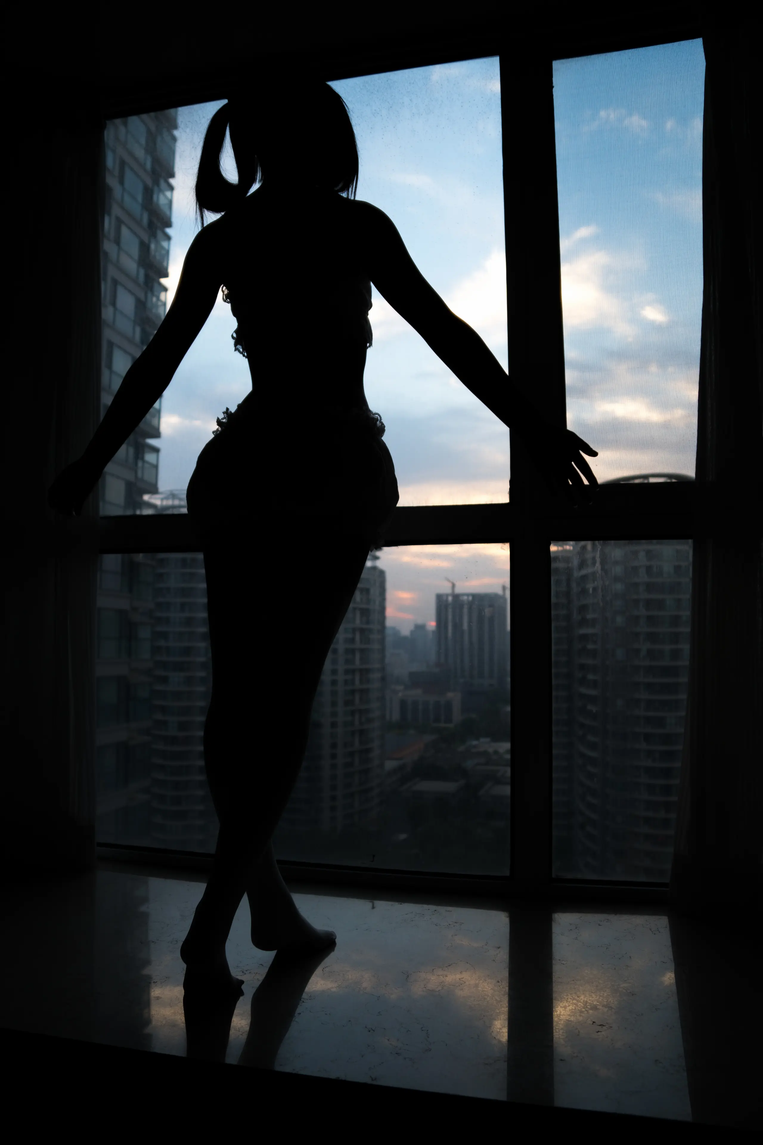 神楽坂真冬 猫爪白丝系列 [100P]