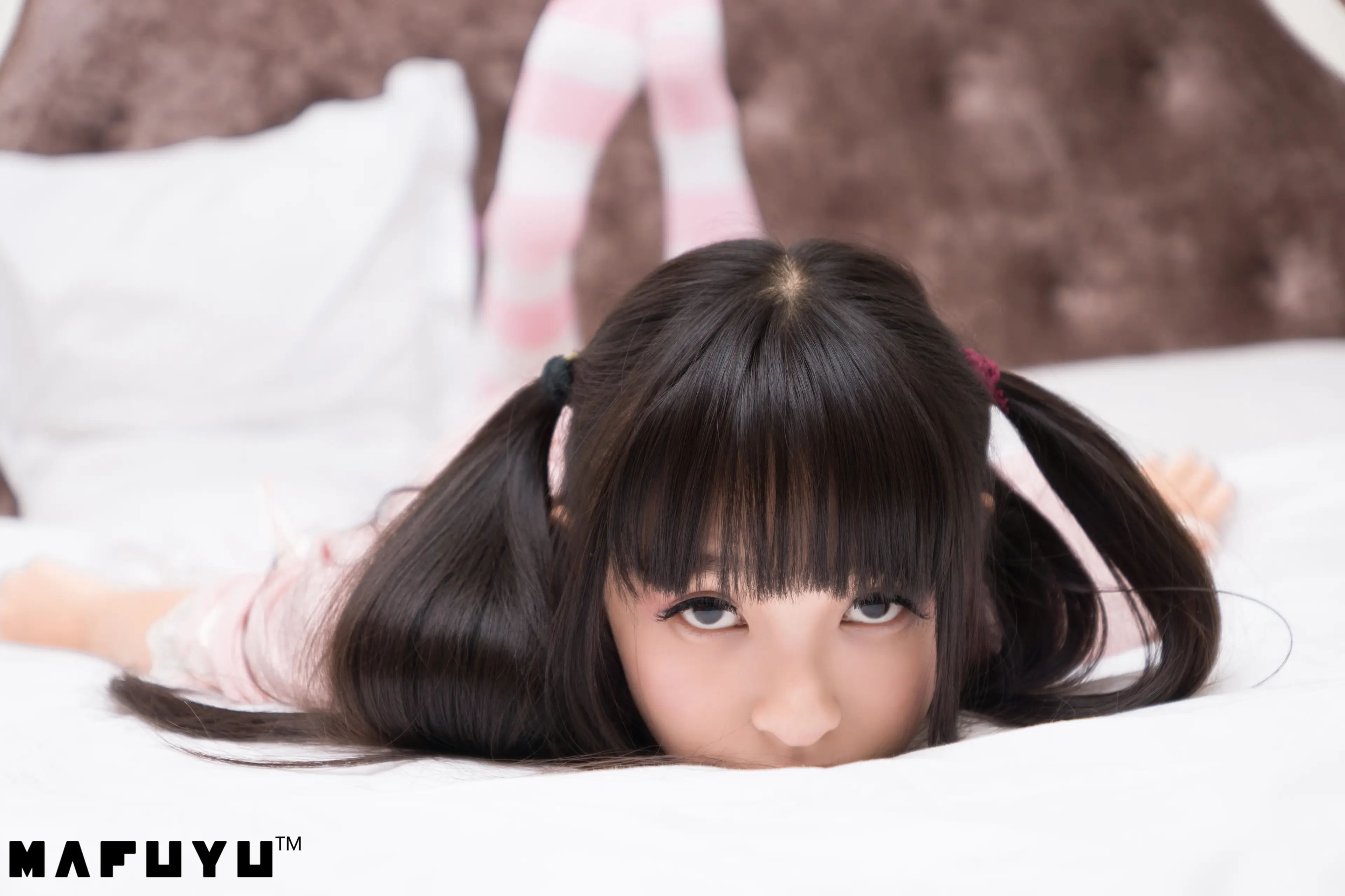 神楽坂真冬 粉白条纹系列 [106P]