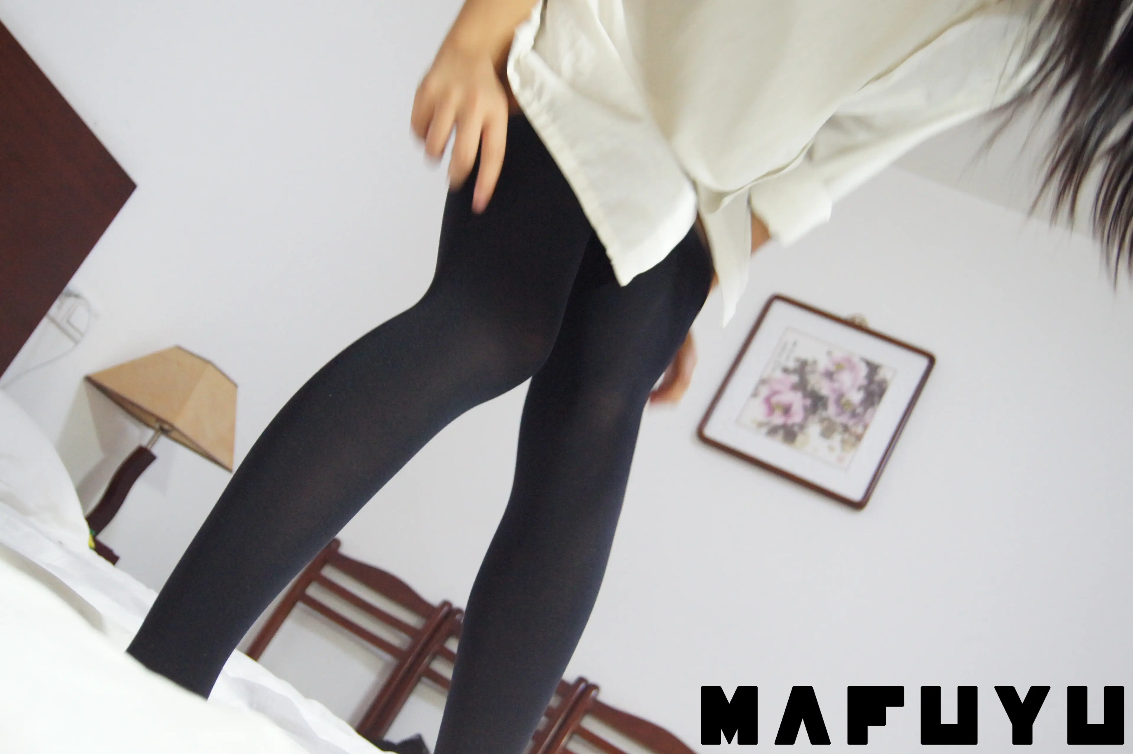 神楽坂真冬 黑丝衬衫 [88P]