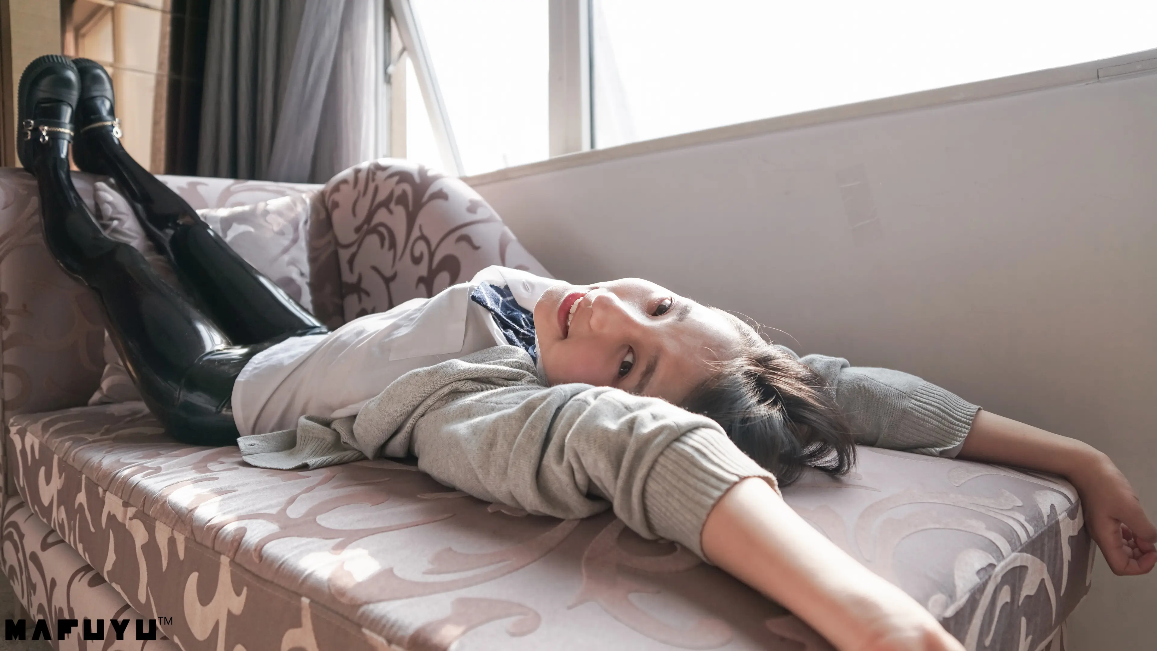 神楽坂真冬 黑色皮裤系列 [169P]