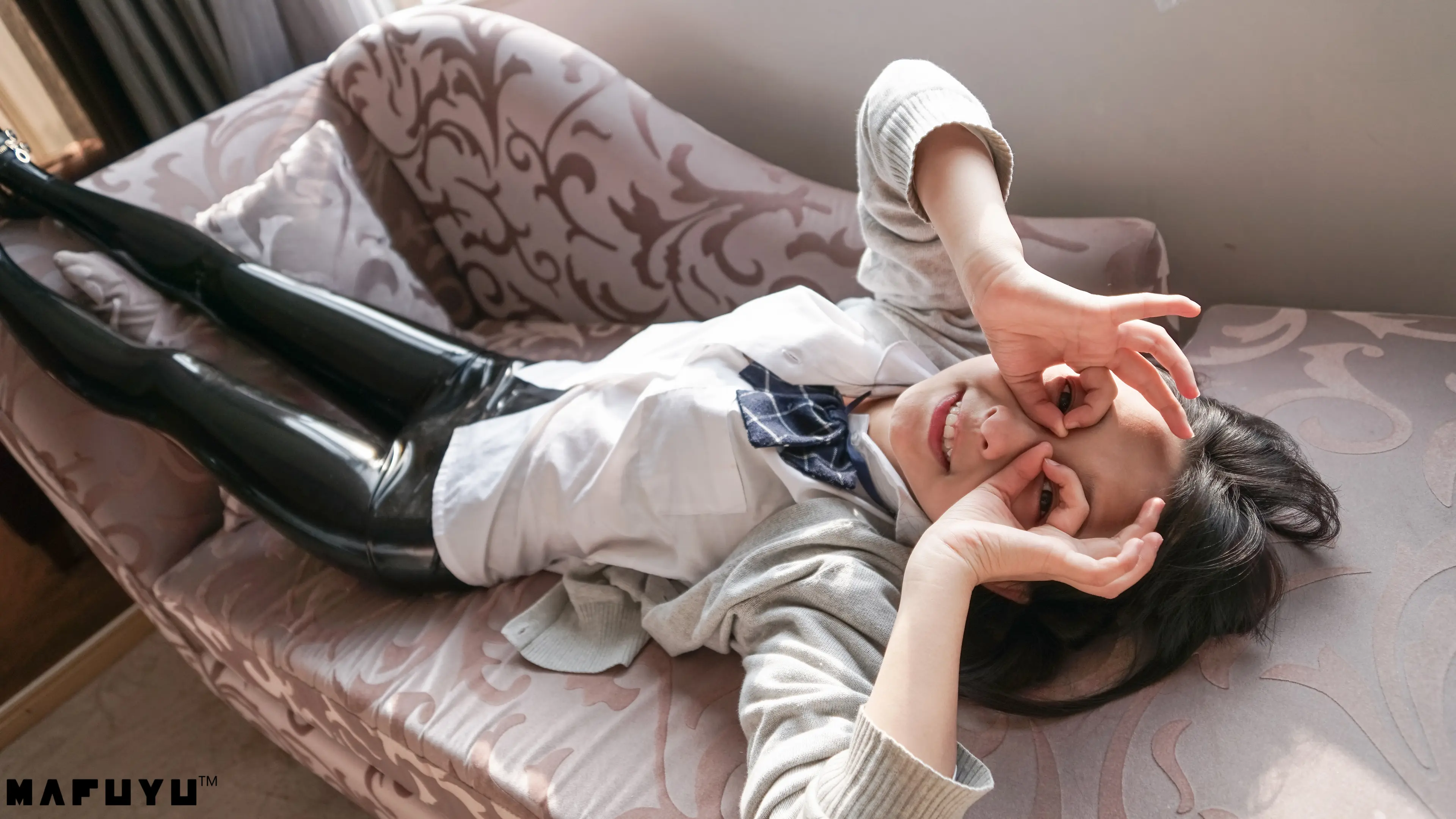 神楽坂真冬 黑色皮裤系列 [169P]