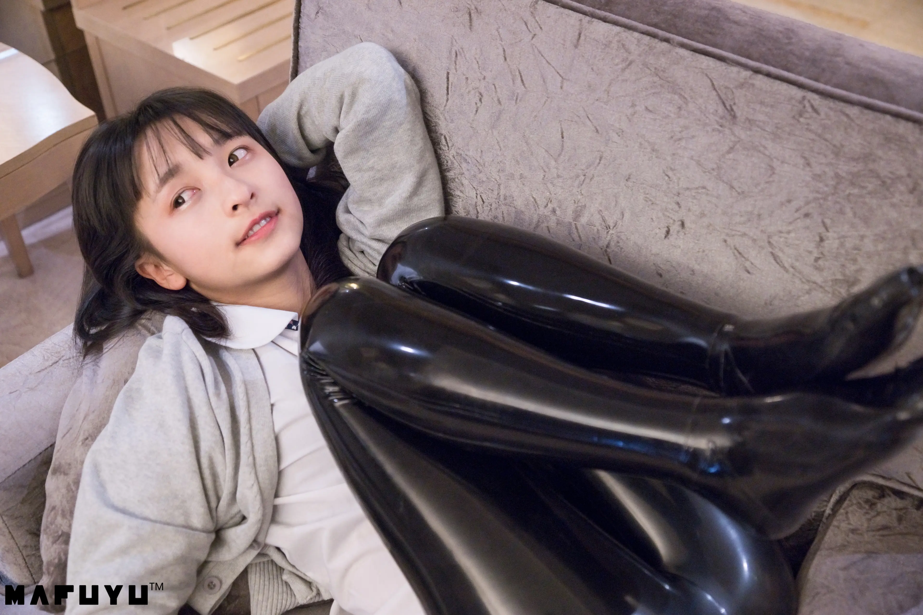 神楽坂真冬 黑色皮裤系列 [169P]