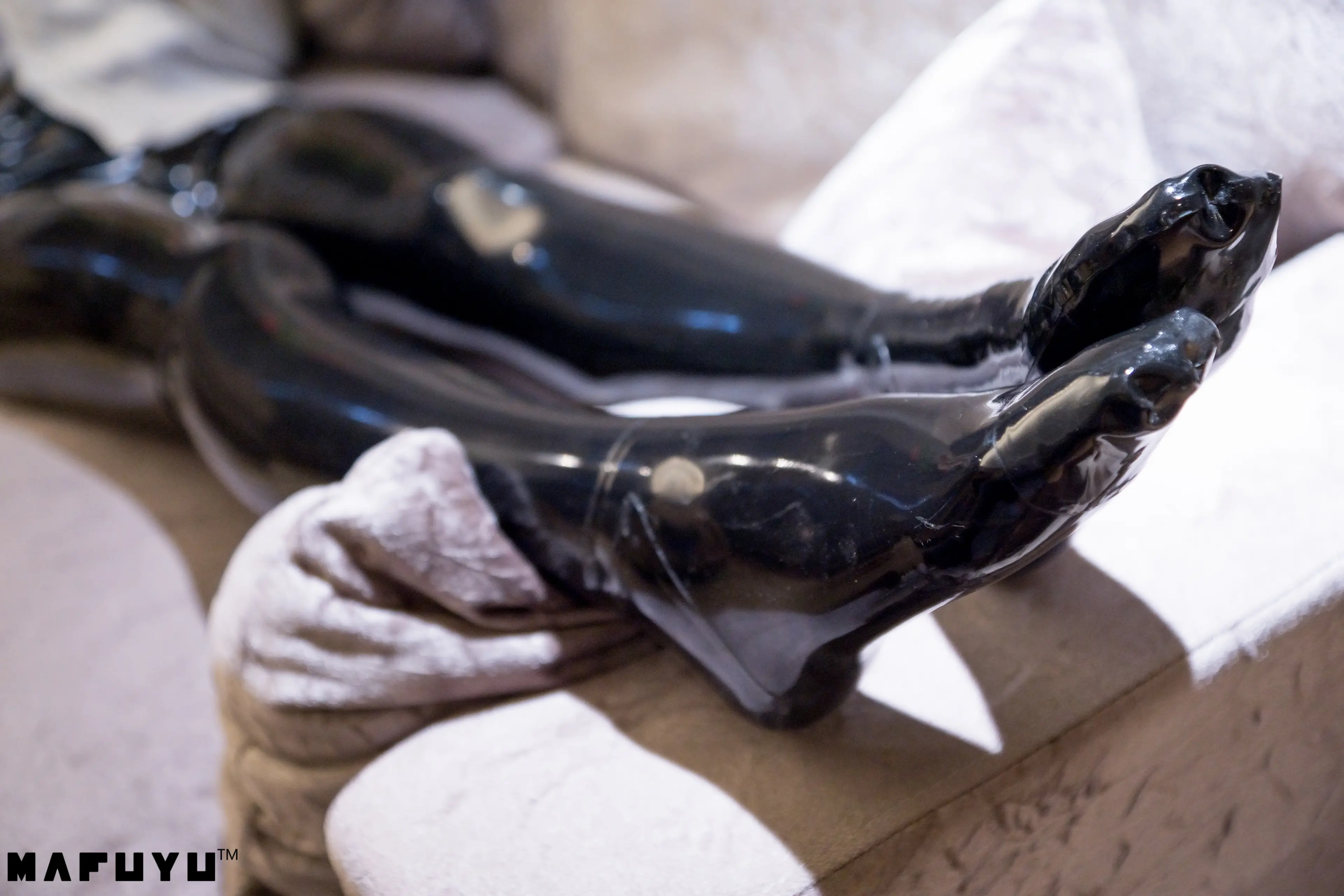 神楽坂真冬 黑色皮裤系列 [169P]