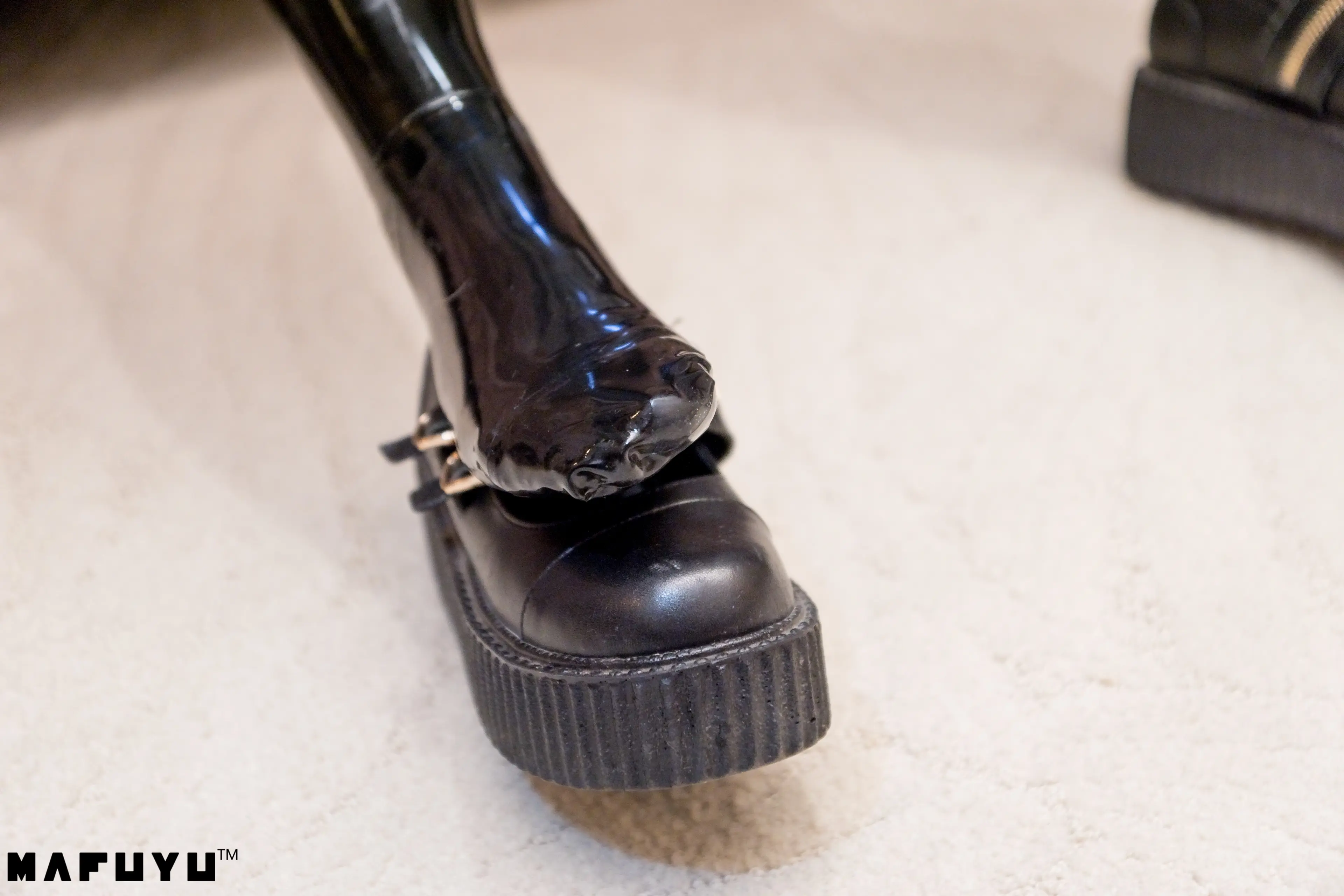 神楽坂真冬 黑色皮裤系列 [169P]