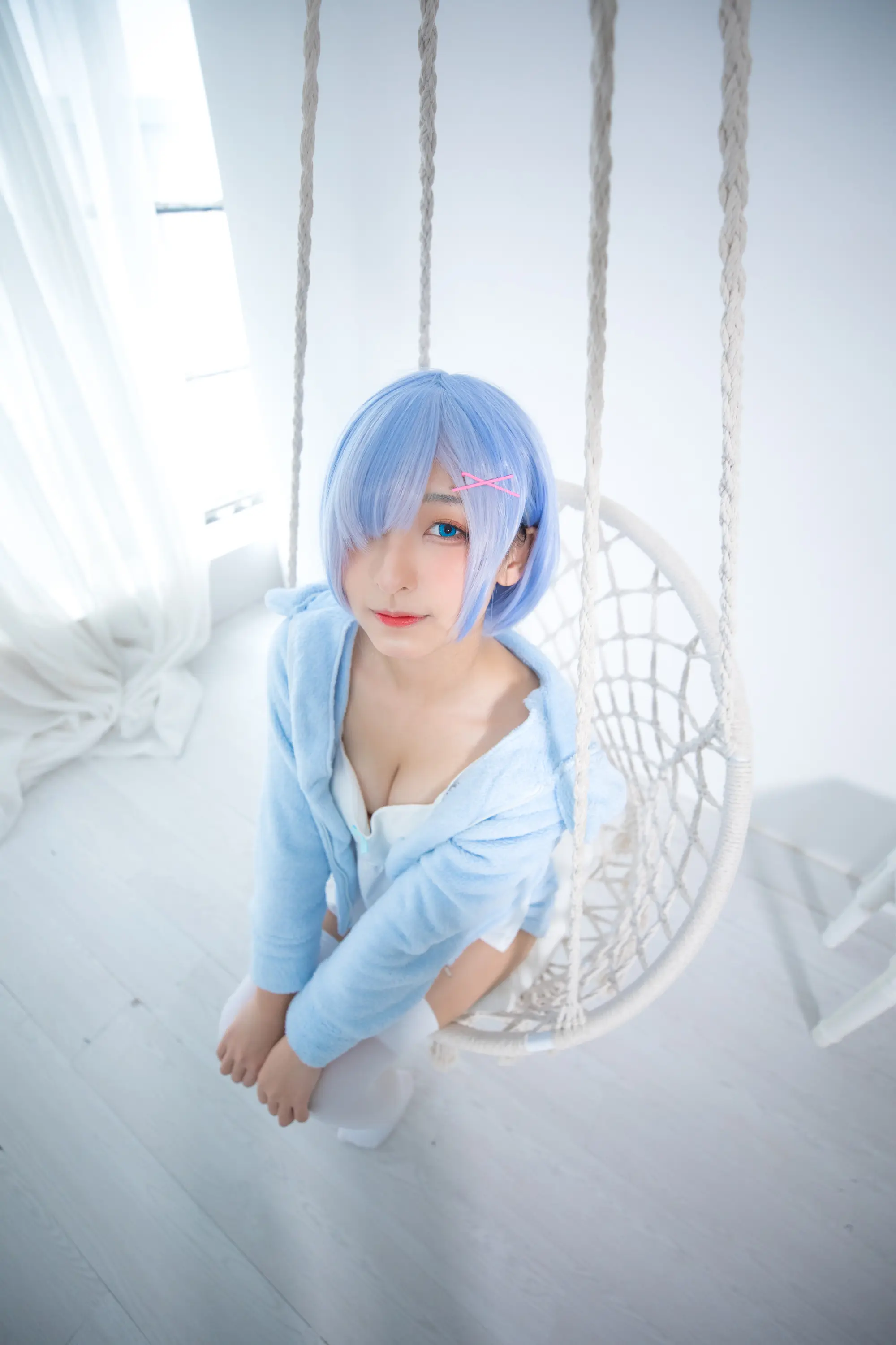 神楽坂真冬 Milk by blue 蕾姆白丝 [150P]