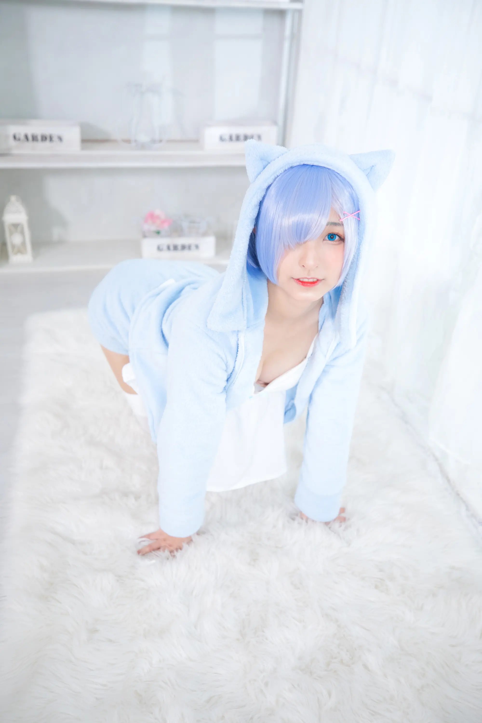 神楽坂真冬 Milk by blue 蕾姆白丝 [150P]