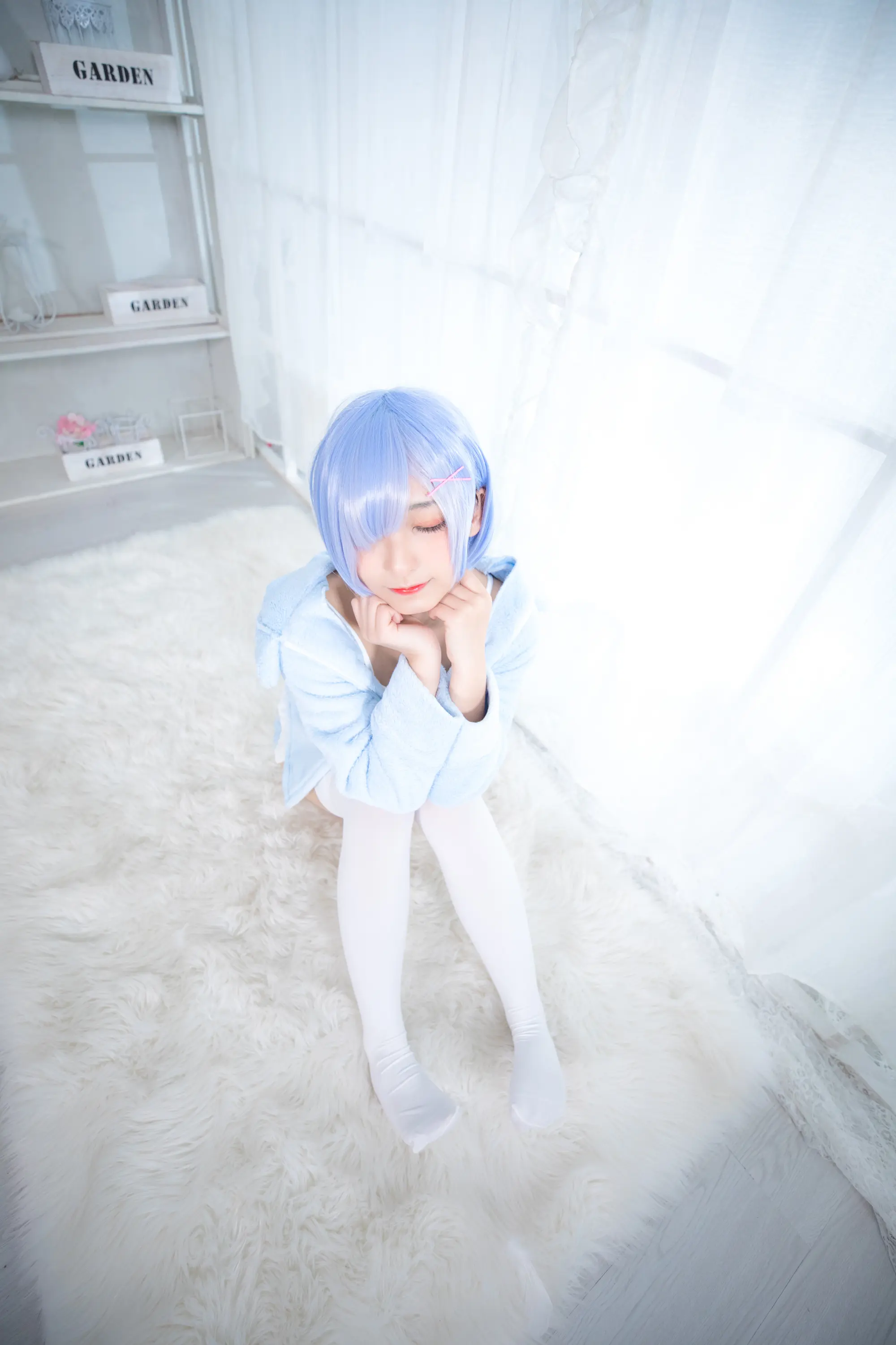 神楽坂真冬 Milk by blue 蕾姆白丝 [150P]