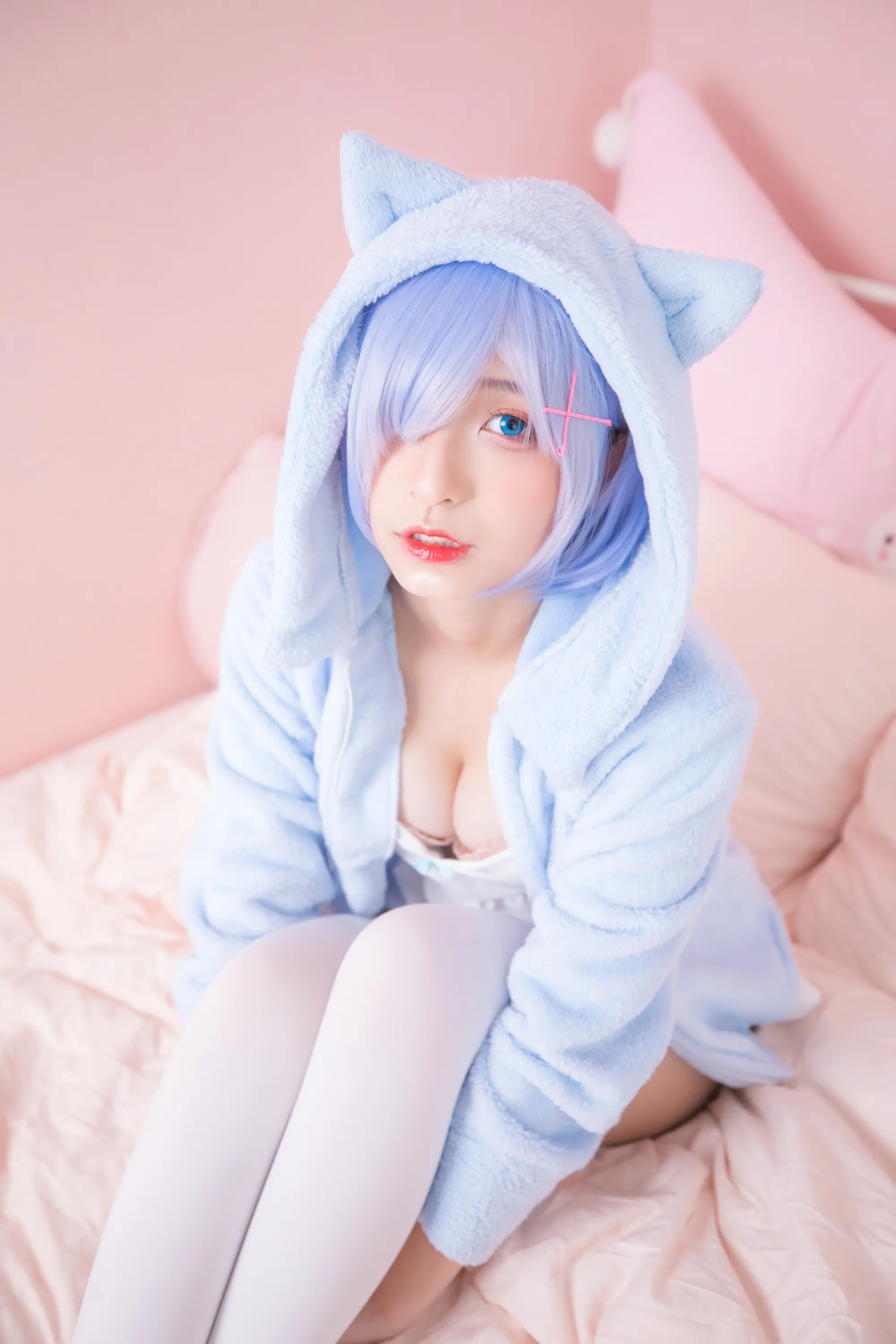 神楽坂真冬 Milk by blue 蕾姆白丝 [150P]