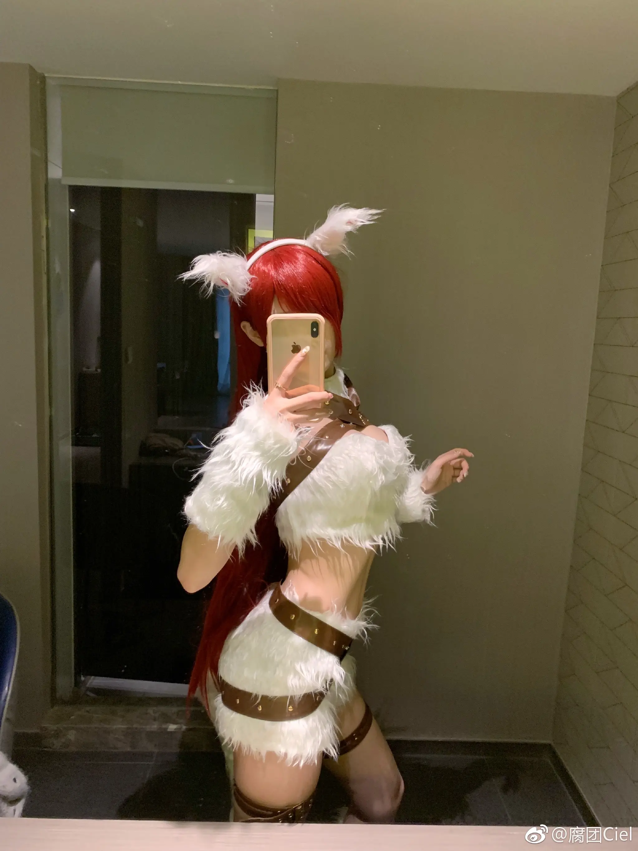 腐团儿 LOL 卡特琳娜暗夜猫女 [9P]