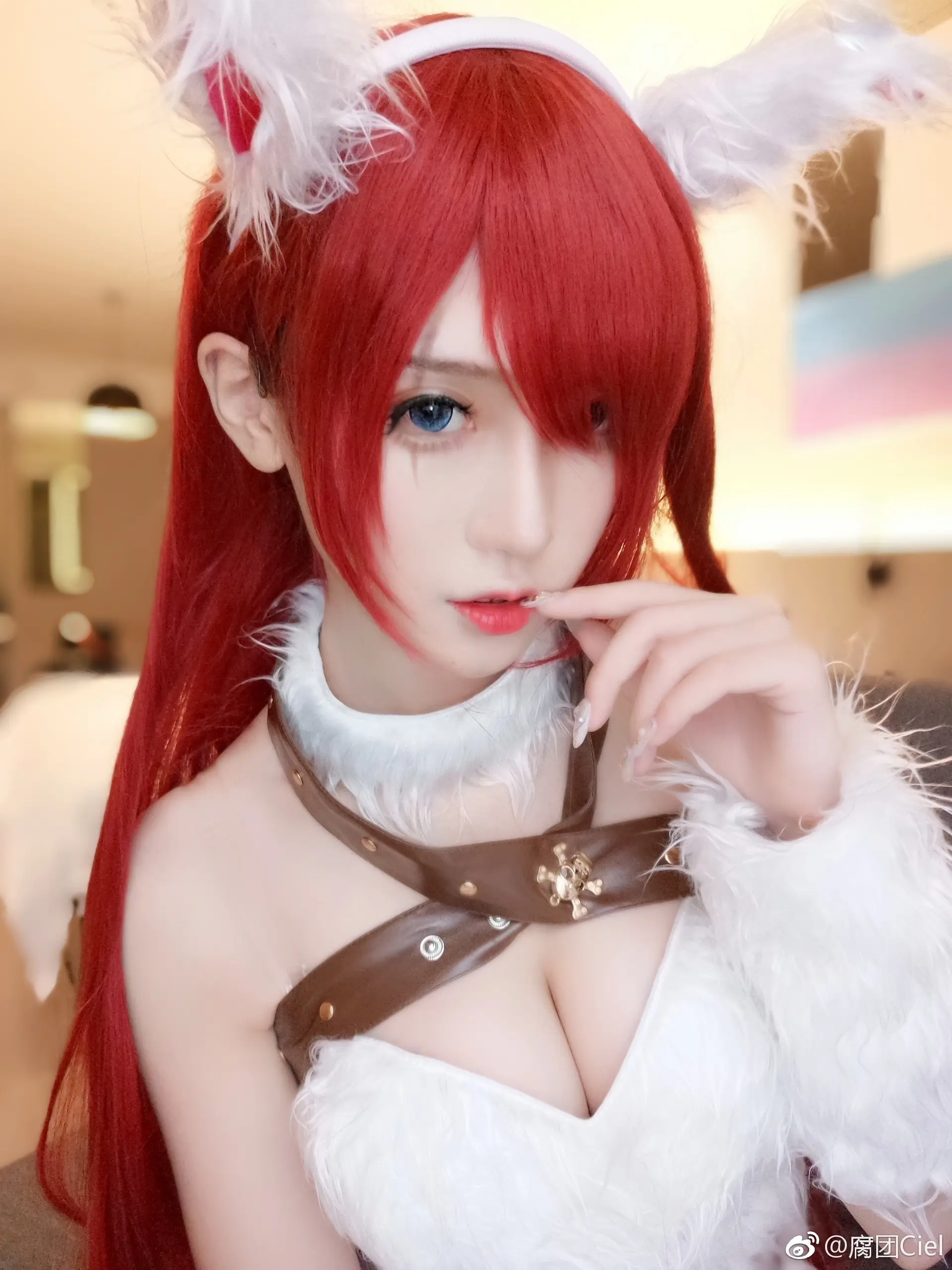 腐团儿 LOL 卡特琳娜暗夜猫女 [9P]