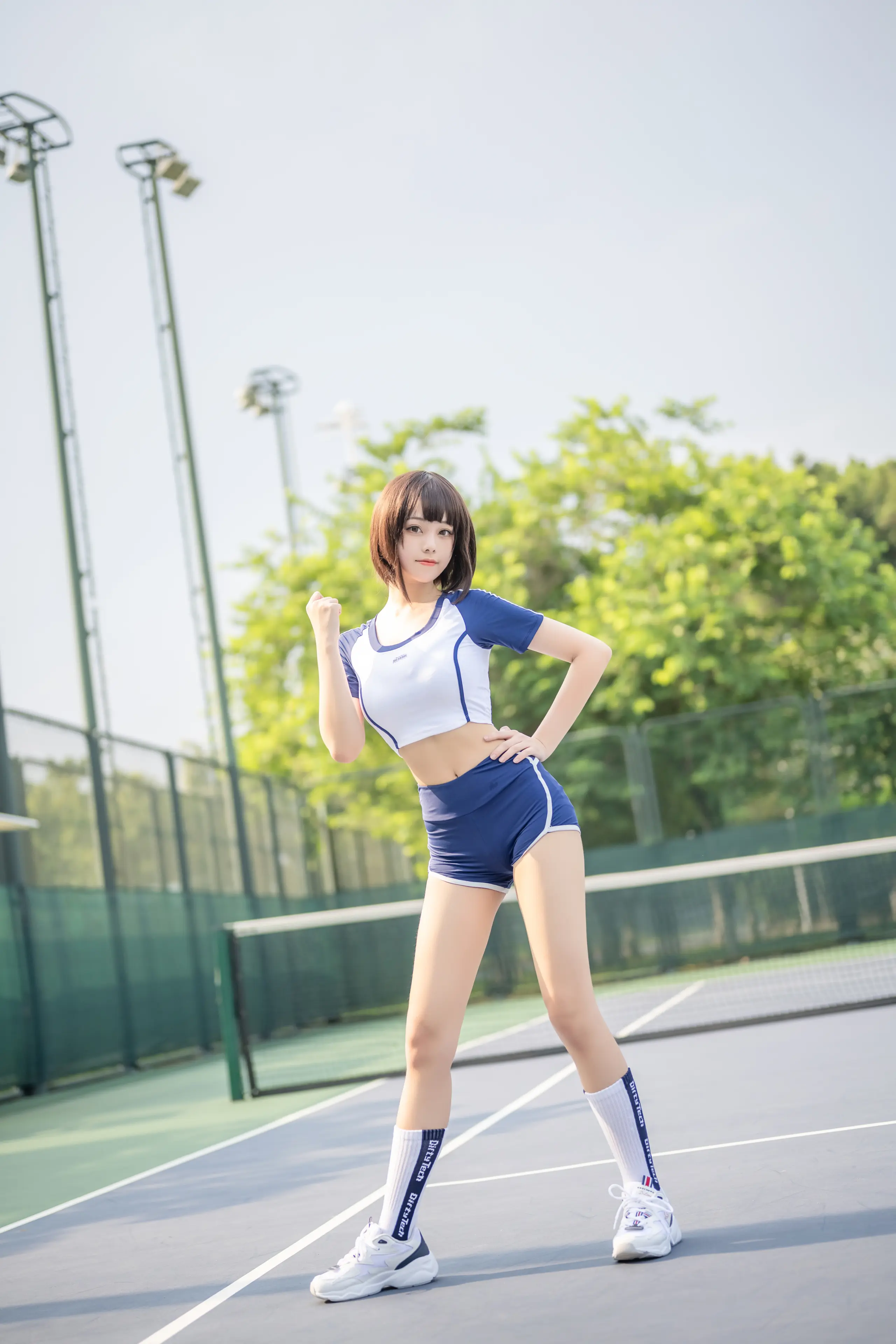 蜜汁猫裘 体操服 [50P]