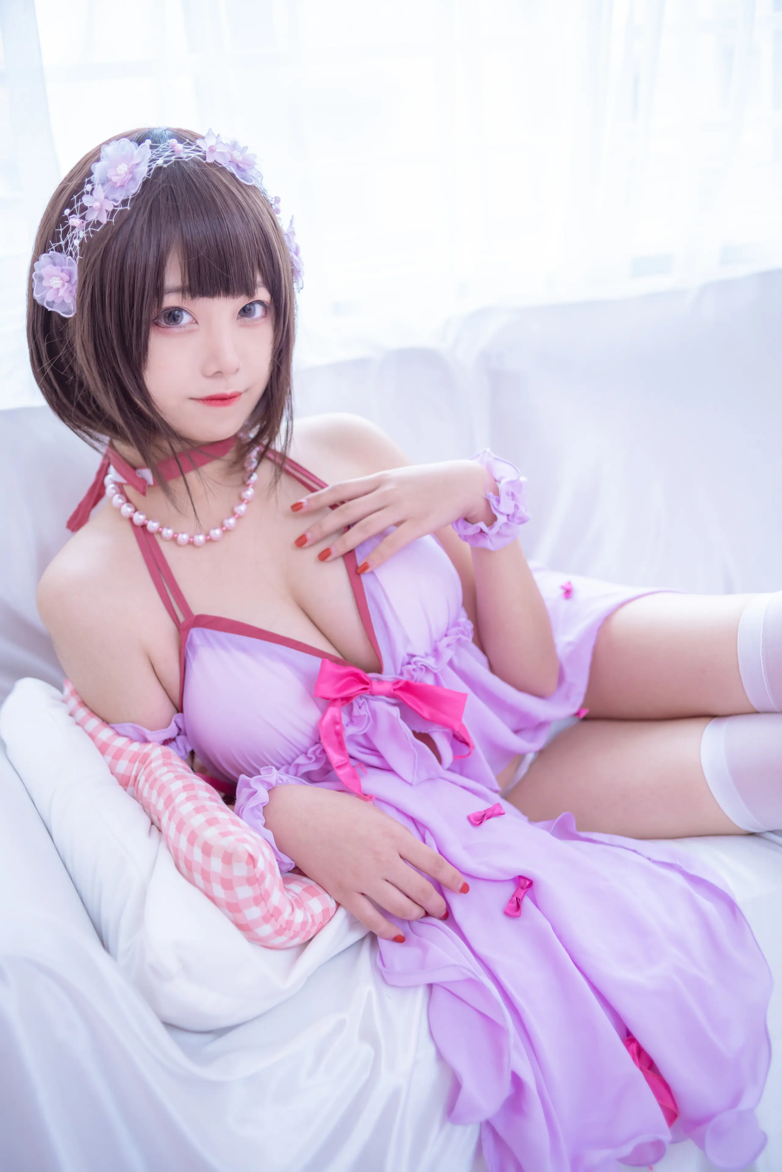 蜜汁猫裘 加藤惠睡衣 [14P]