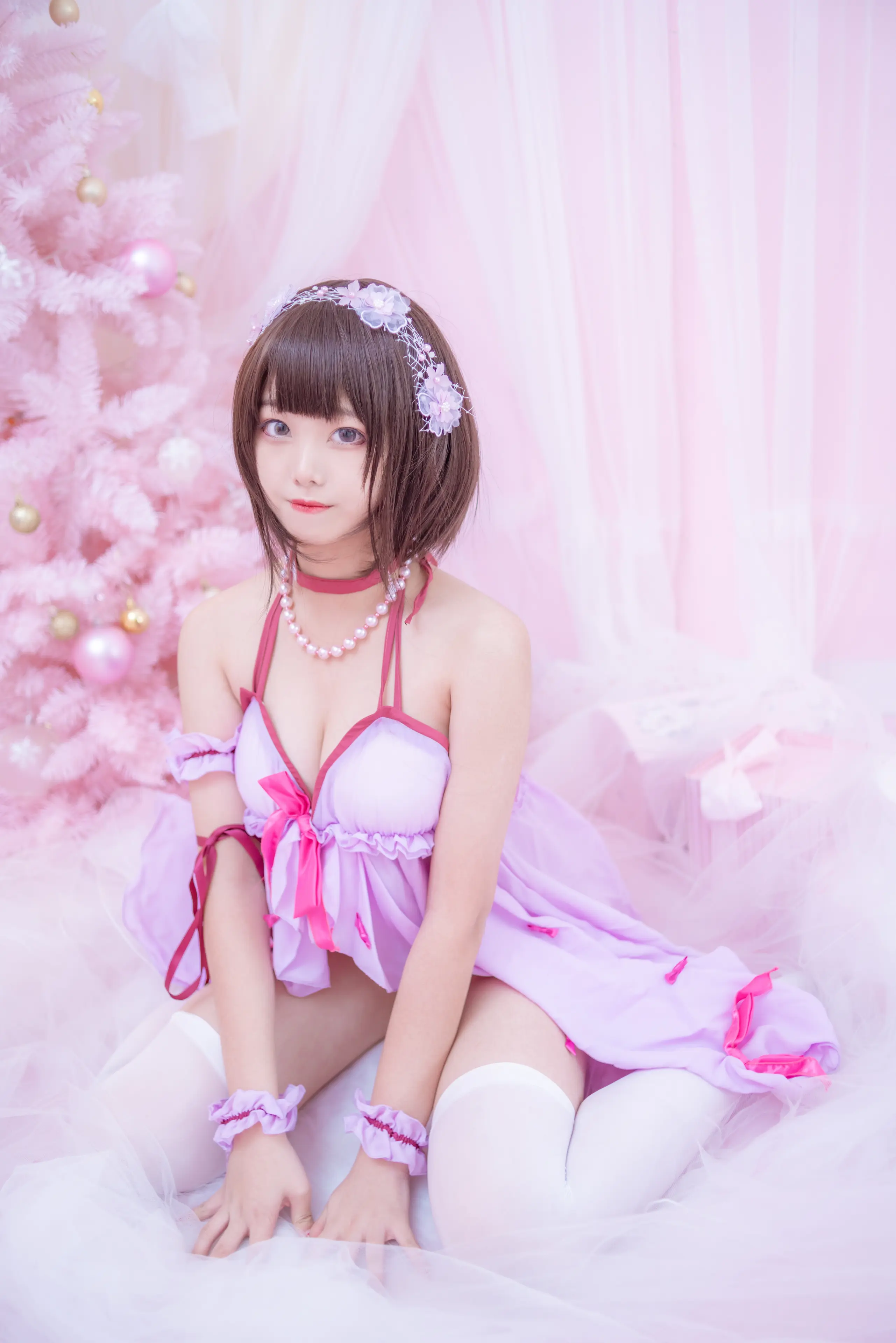 蜜汁猫裘 加藤惠睡衣 [14P]