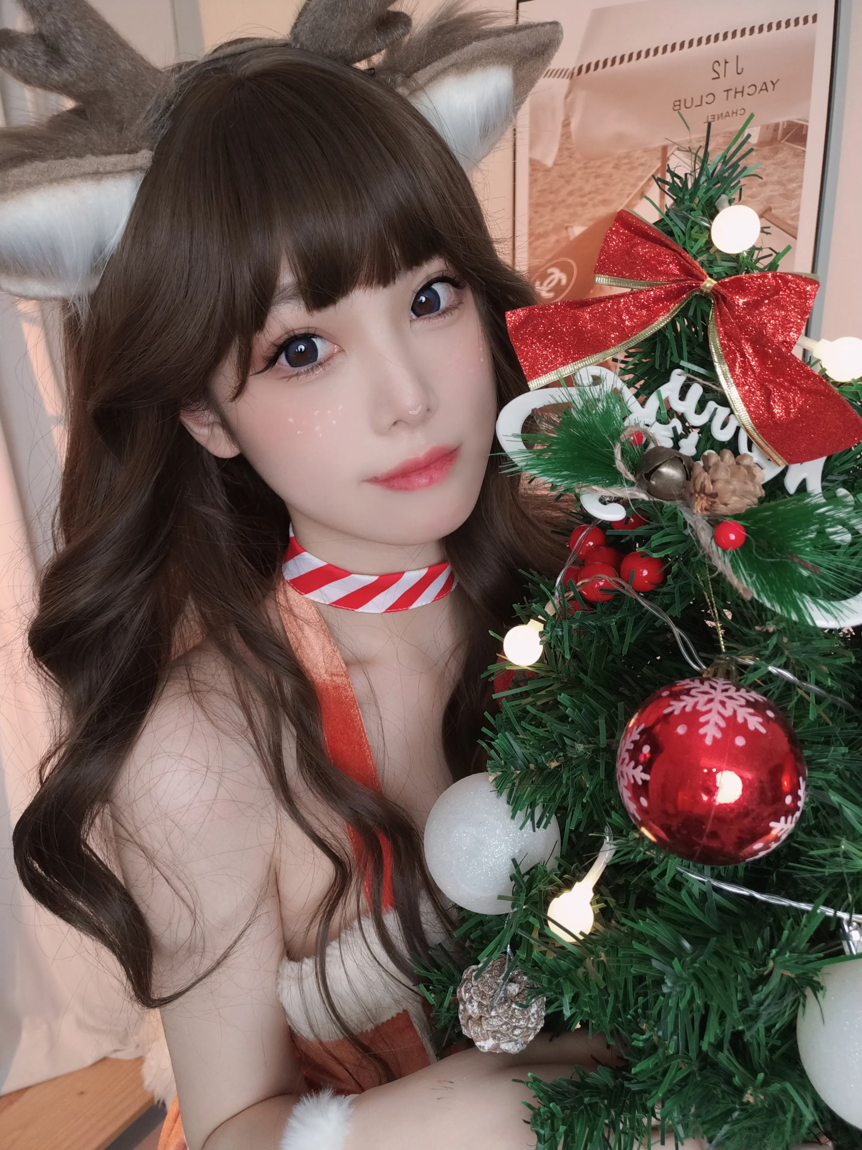 蜜汁猫裘 圣诞兔兔X鹿鹿 [37P]