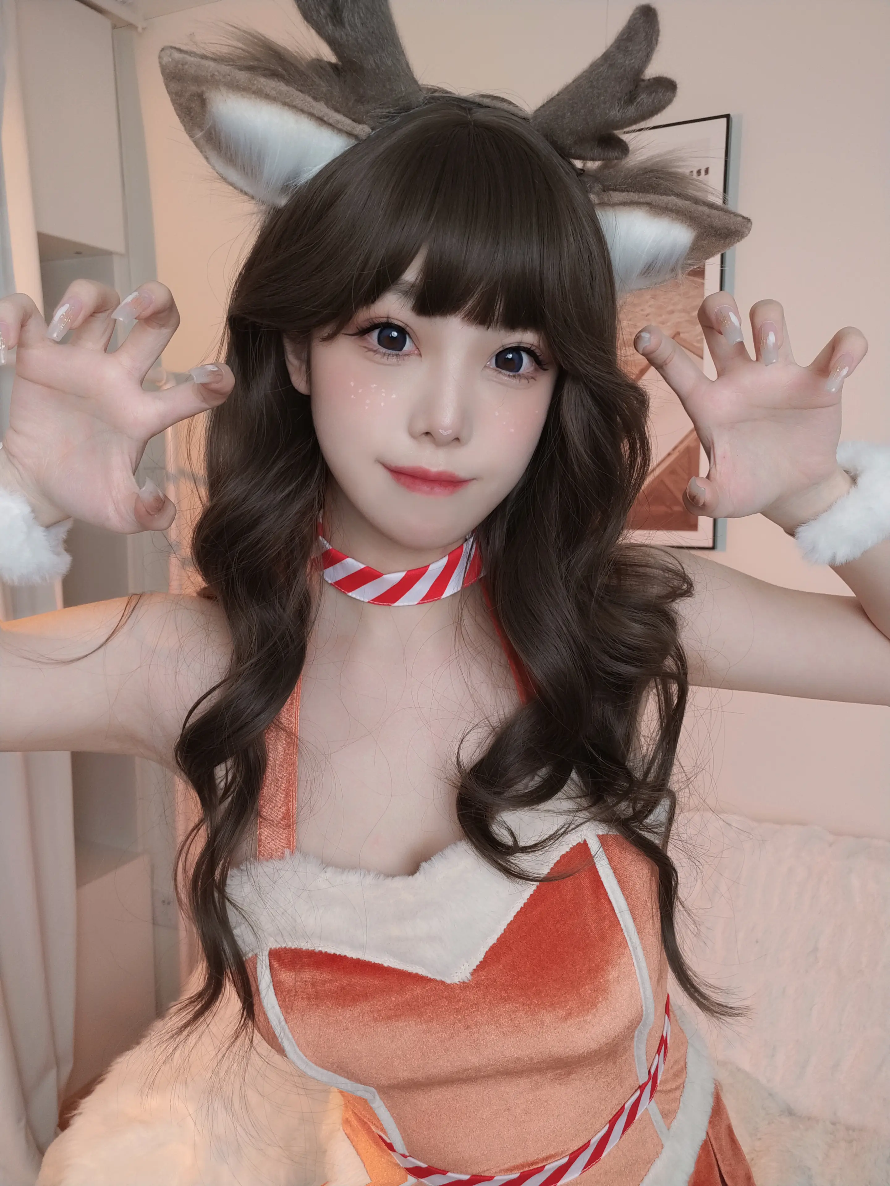 蜜汁猫裘 圣诞兔兔X鹿鹿 [37P]