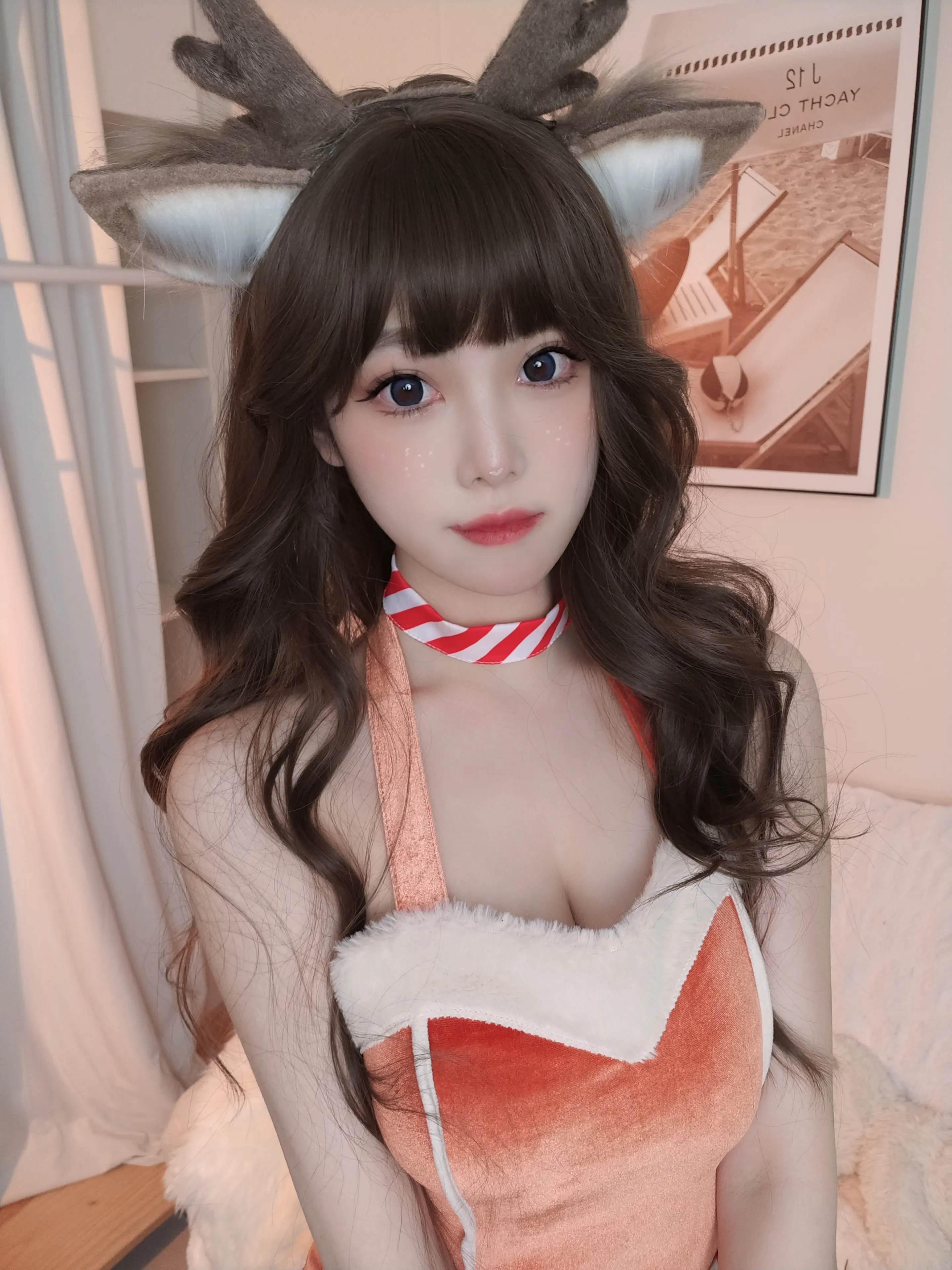 蜜汁猫裘 圣诞兔兔X鹿鹿 [37P]