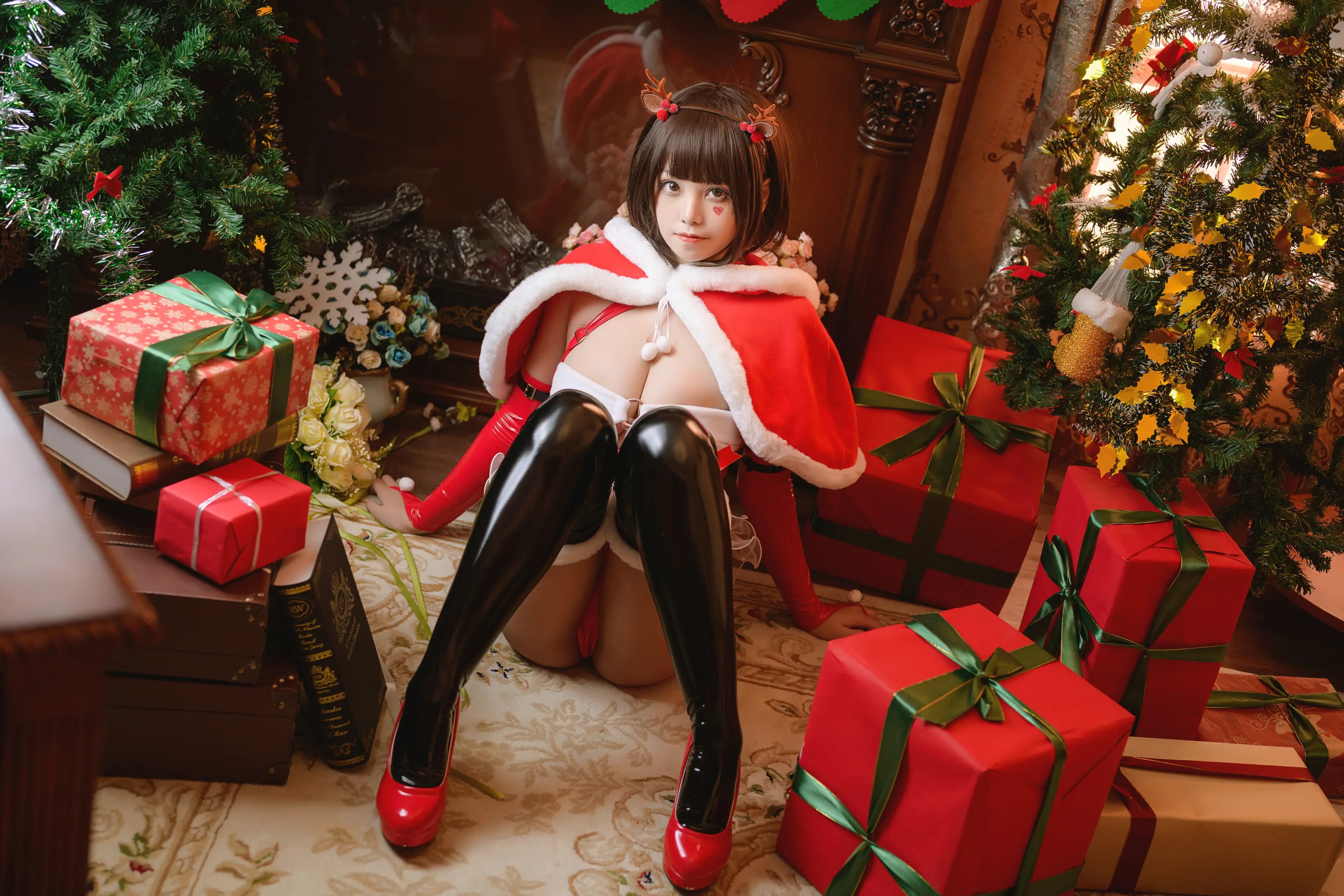 蜜汁猫裘 圣诞礼物 [40P]