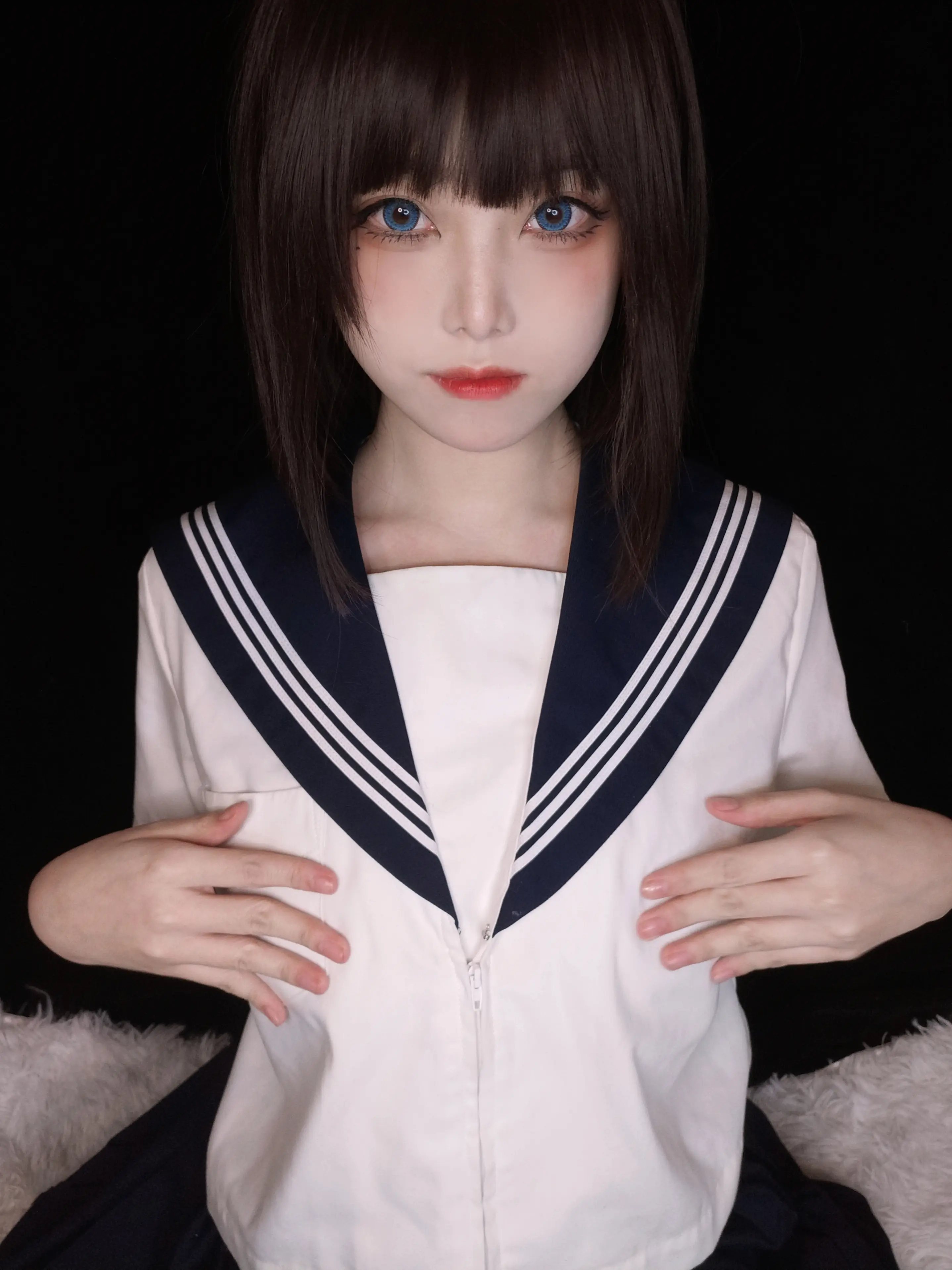 蜜汁猫裘 坏学妹自拍 [38P]