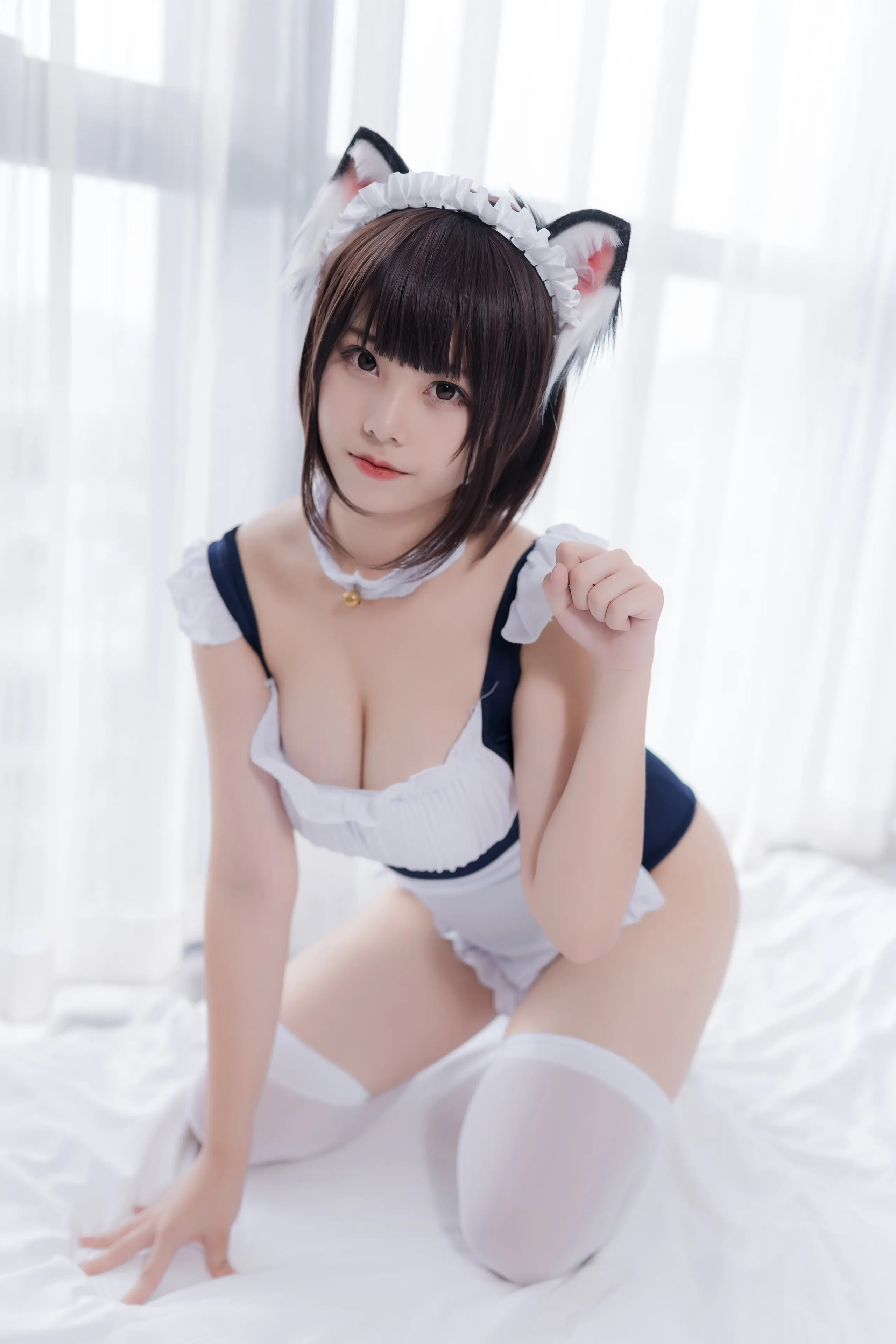 蜜汁猫裘 女仆兽耳娘 [41P]