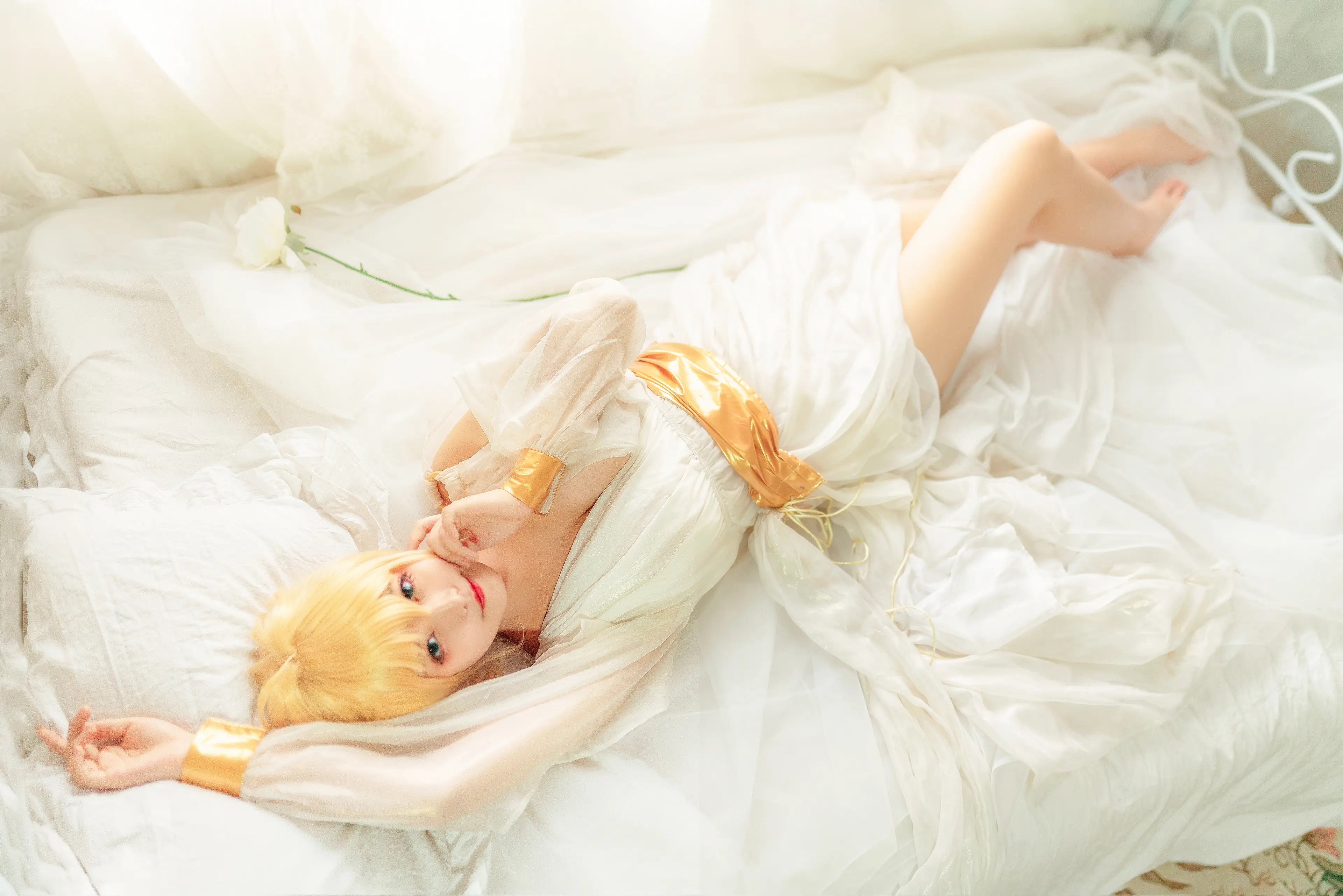 蜜汁猫裘 尼禄睡裙 [10P]