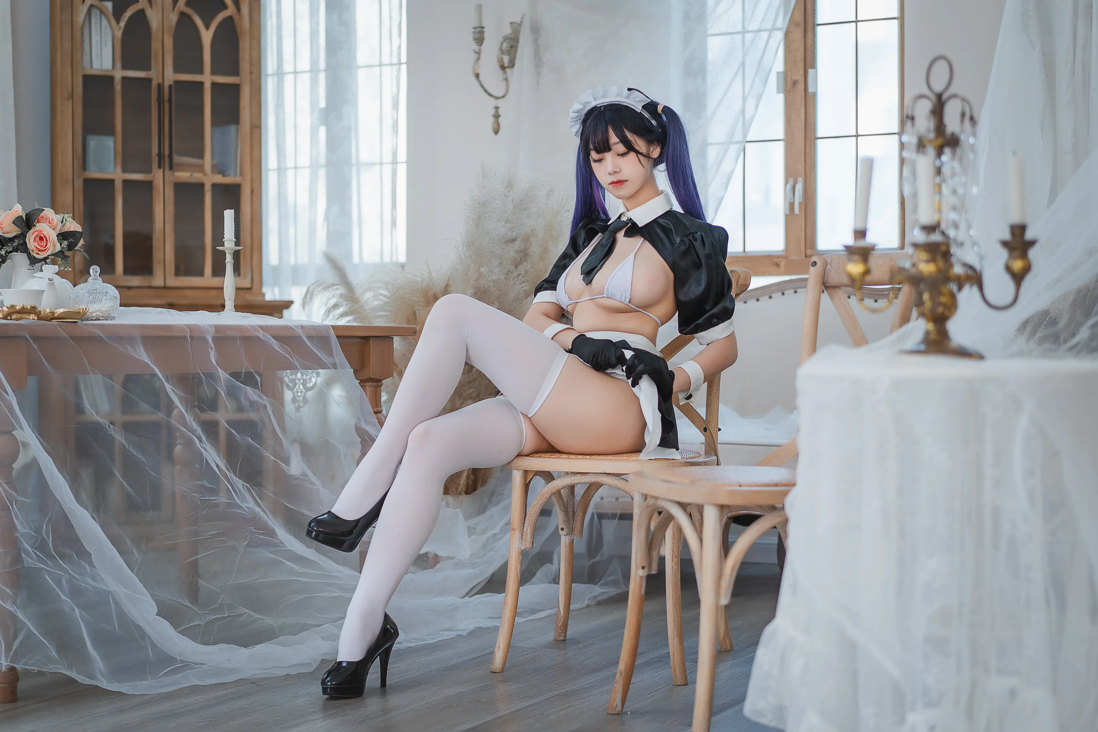 蜜汁猫裘 工作女仆 [50P]