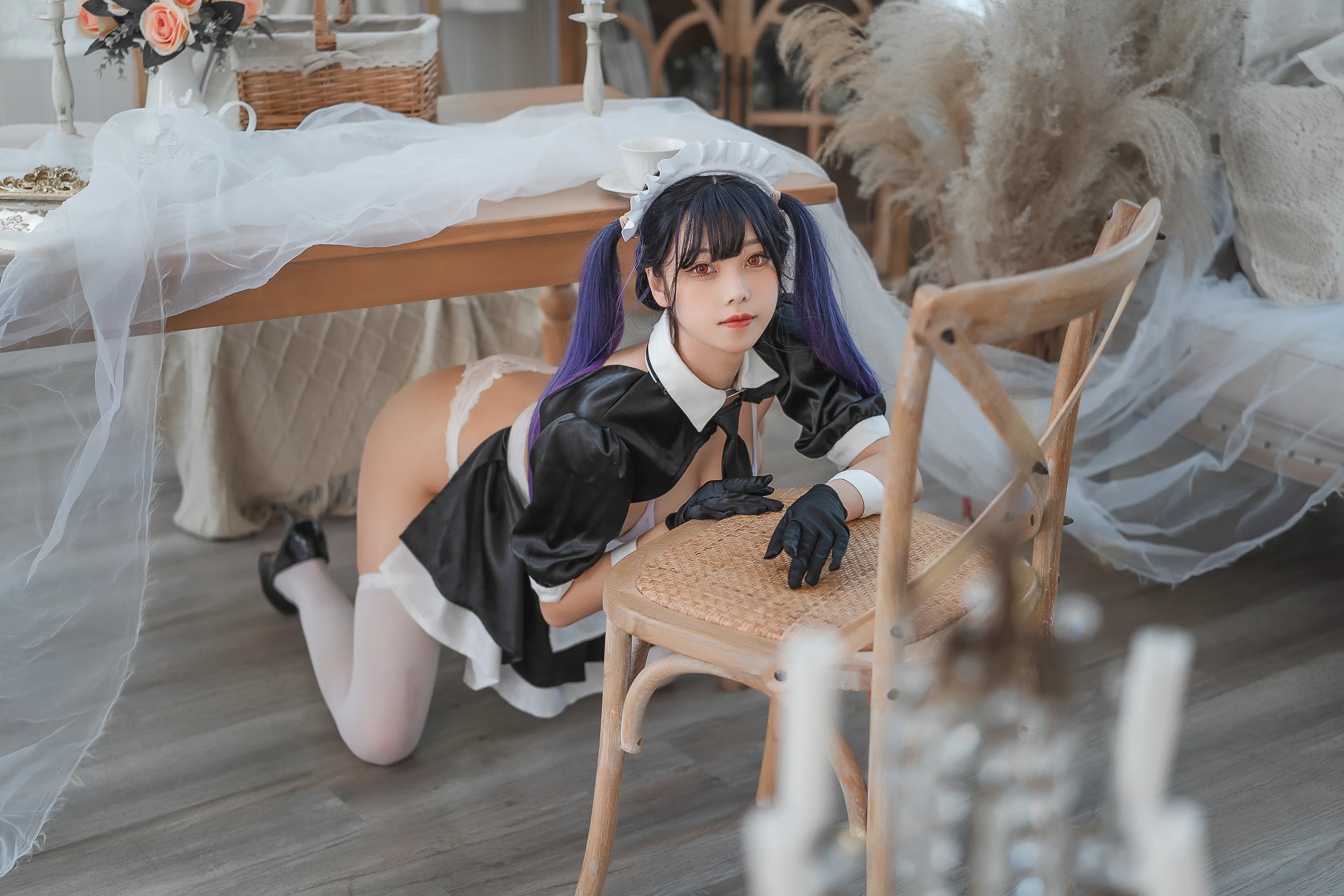 蜜汁猫裘 工作女仆 [50P]