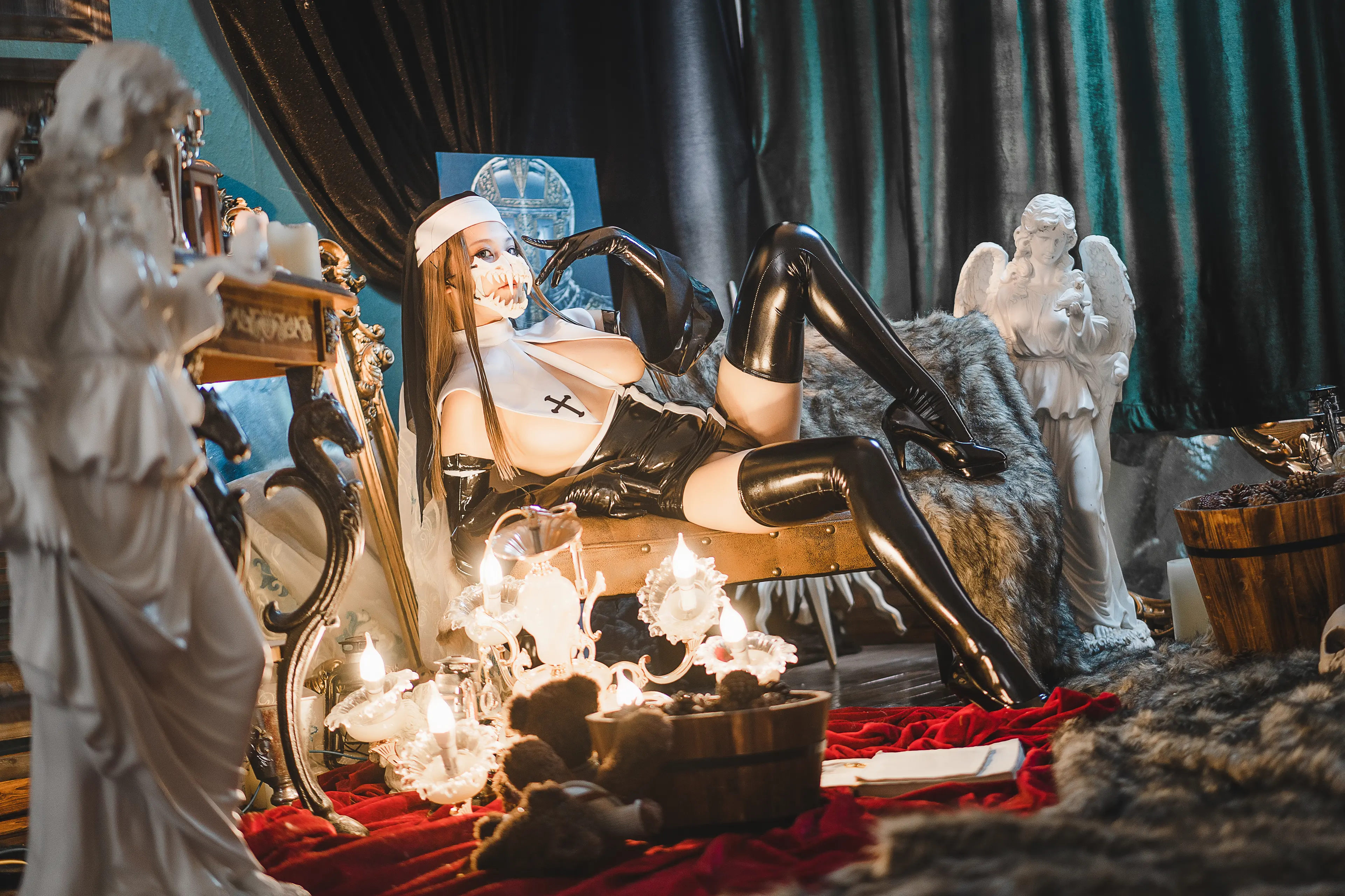 蜜汁猫裘 恶修女 [43P]