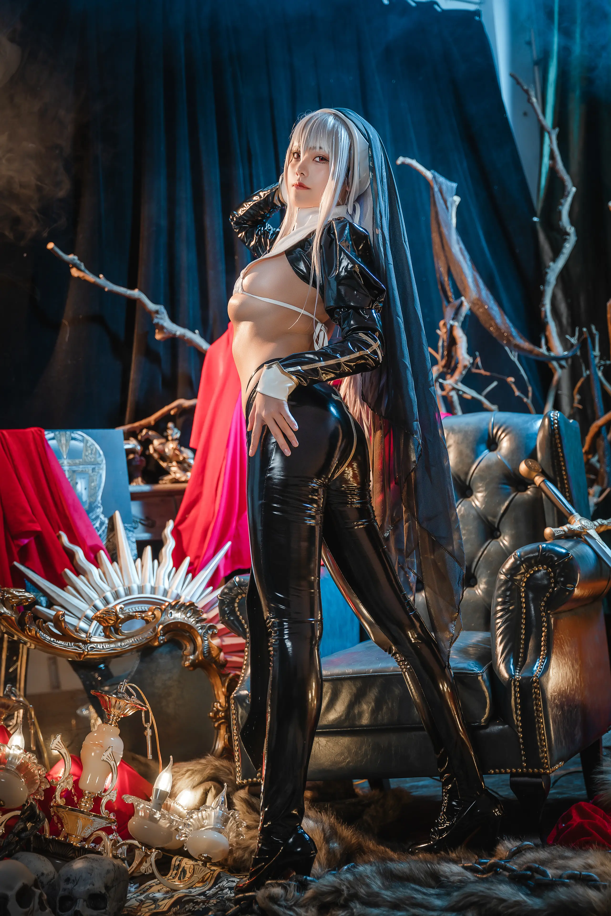 蜜汁猫裘 恶堕修女 [53P]