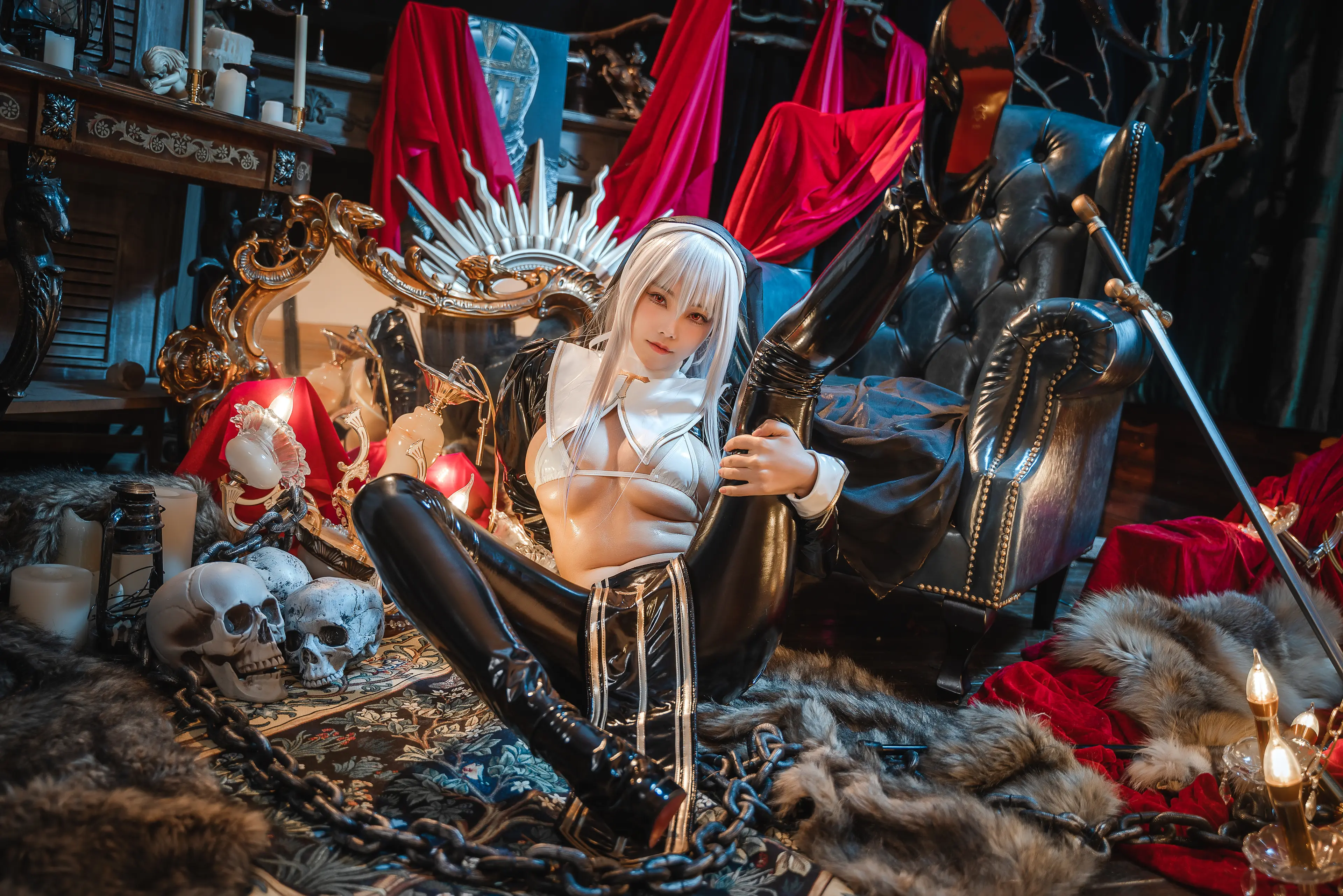 蜜汁猫裘 恶堕修女 [53P]