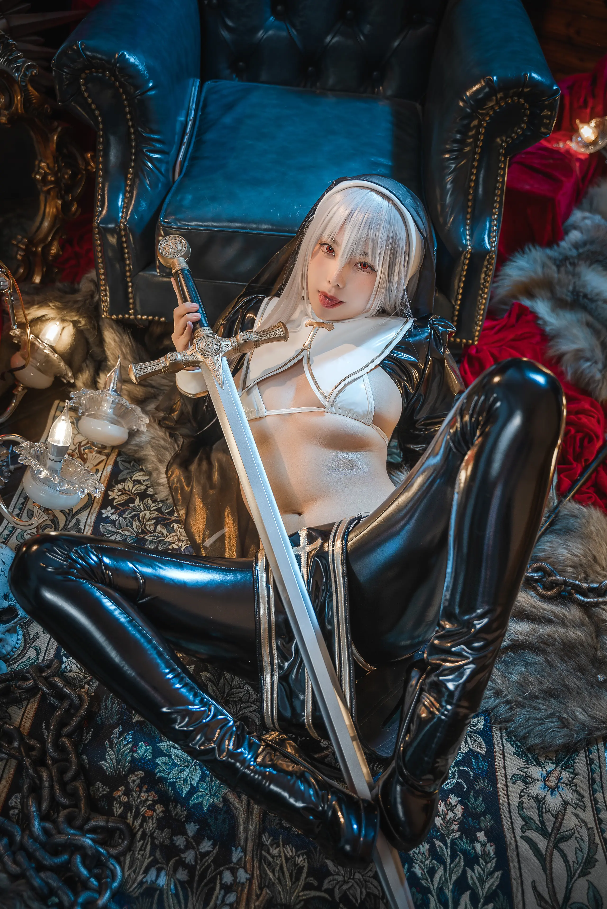 蜜汁猫裘 恶堕修女 [53P]