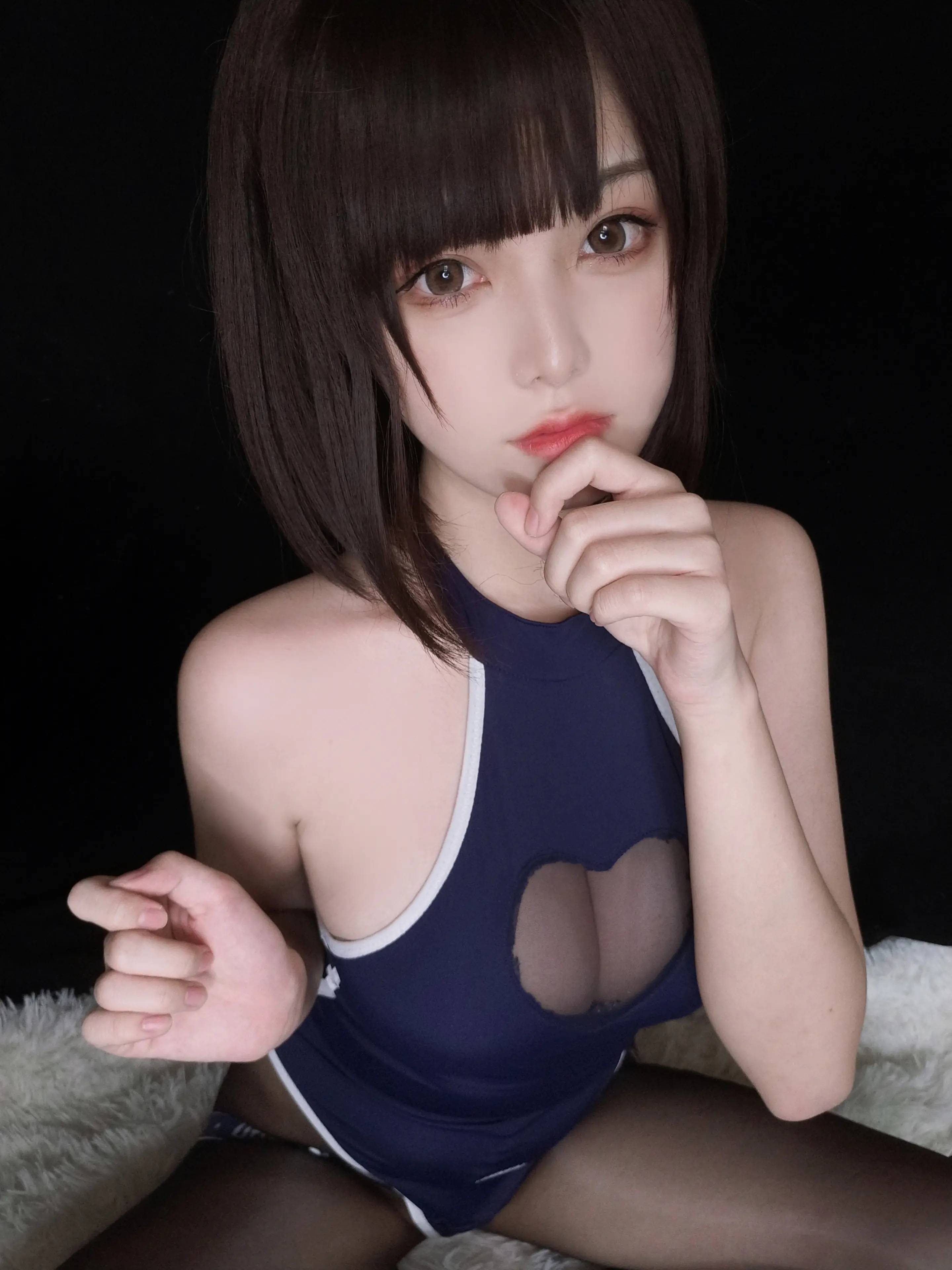 蜜汁猫裘 水着 [34P]