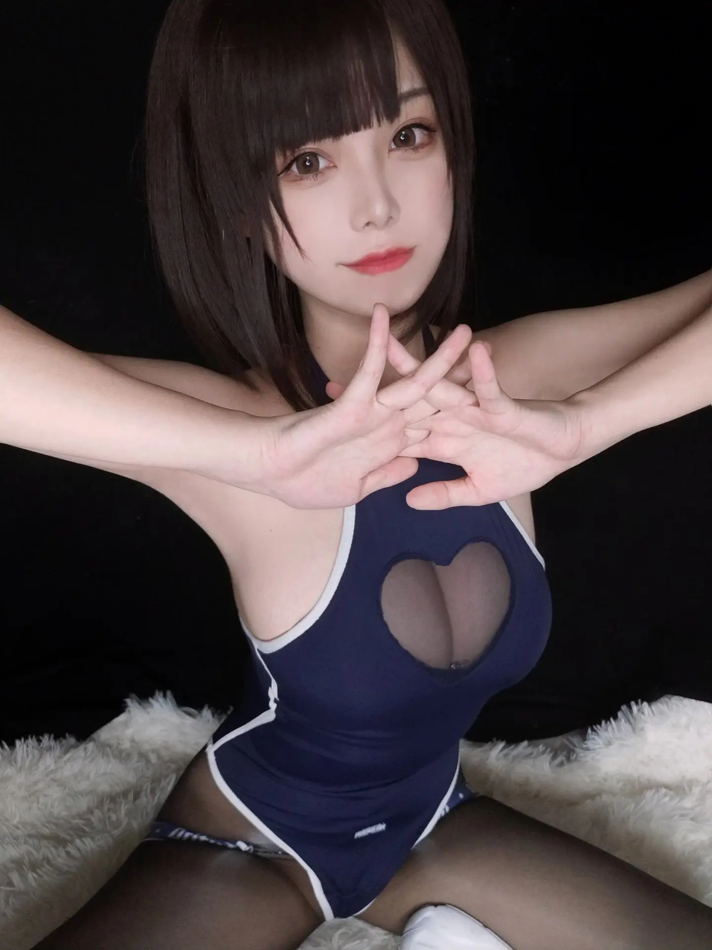 蜜汁猫裘 水着 [34P]