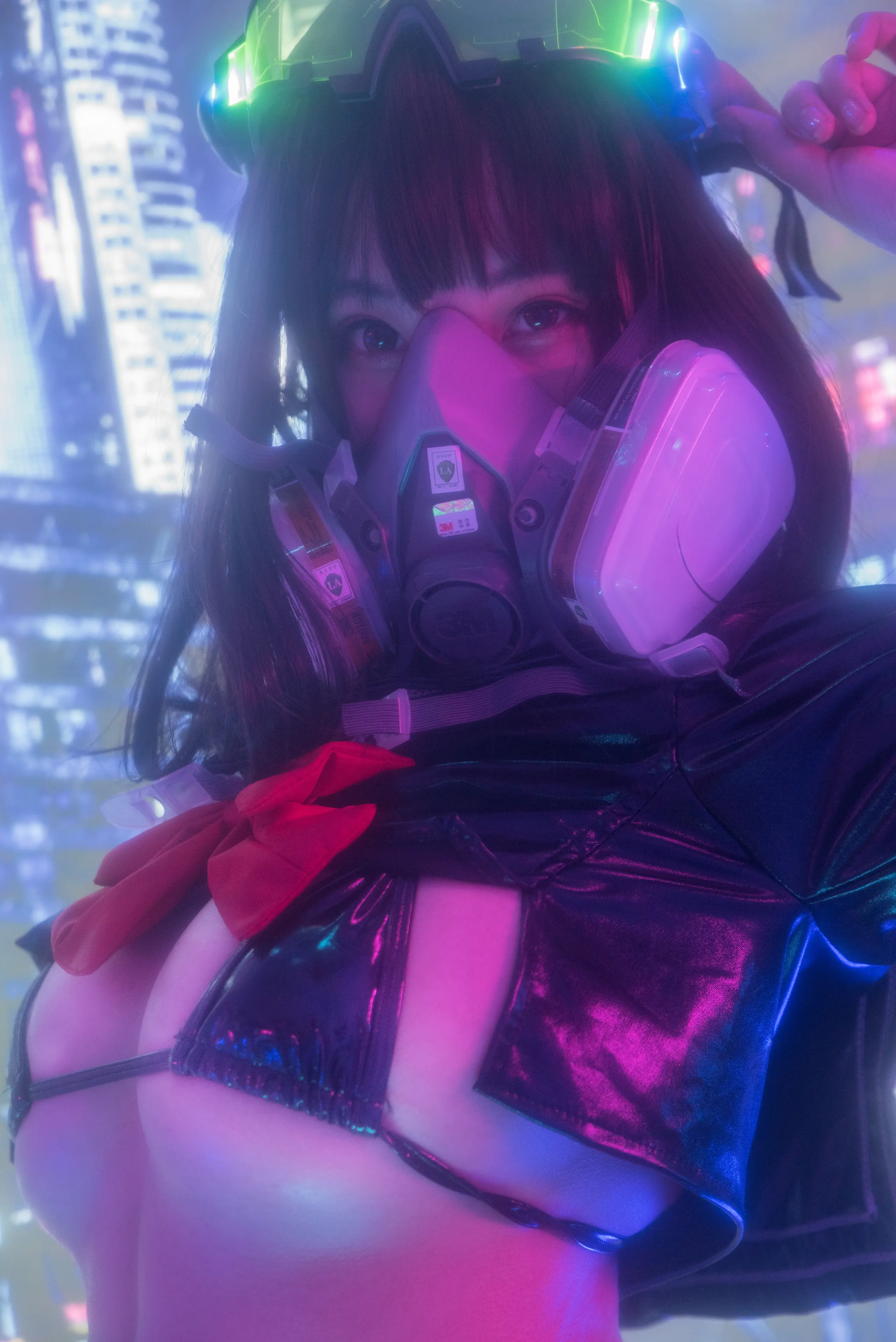 蜜汁猫裘 漆皮JK [17P]