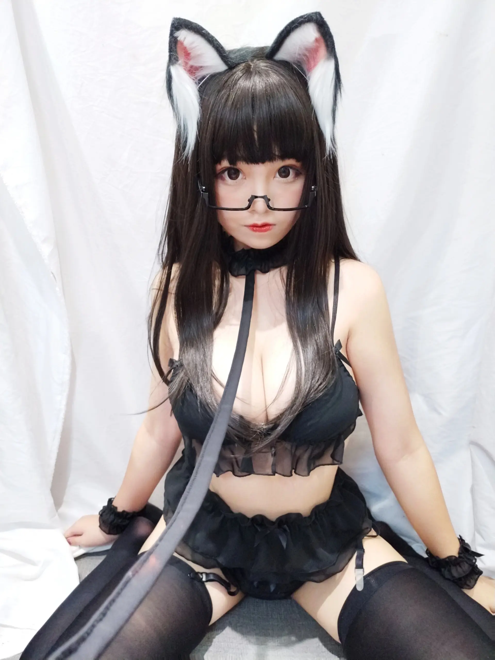 蜜汁猫裘 眼镜猫娘 [25P]