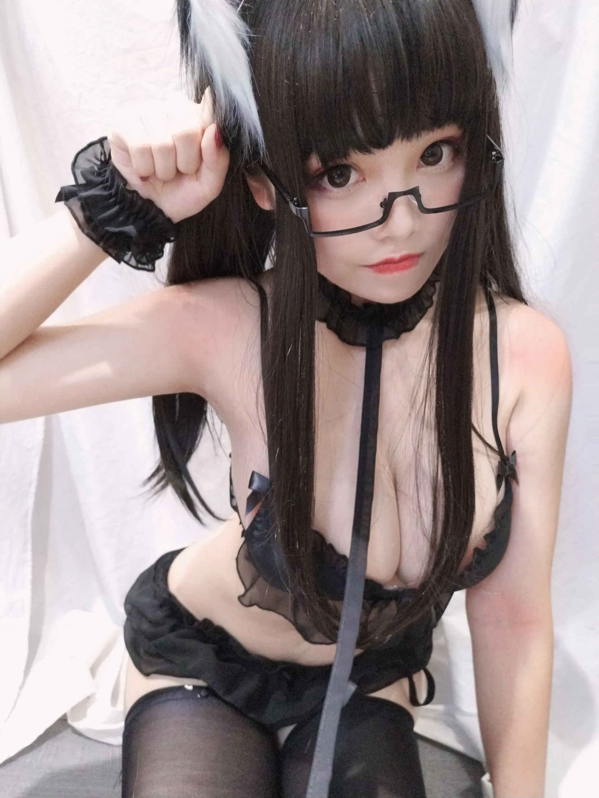 蜜汁猫裘 眼镜猫娘 [25P]