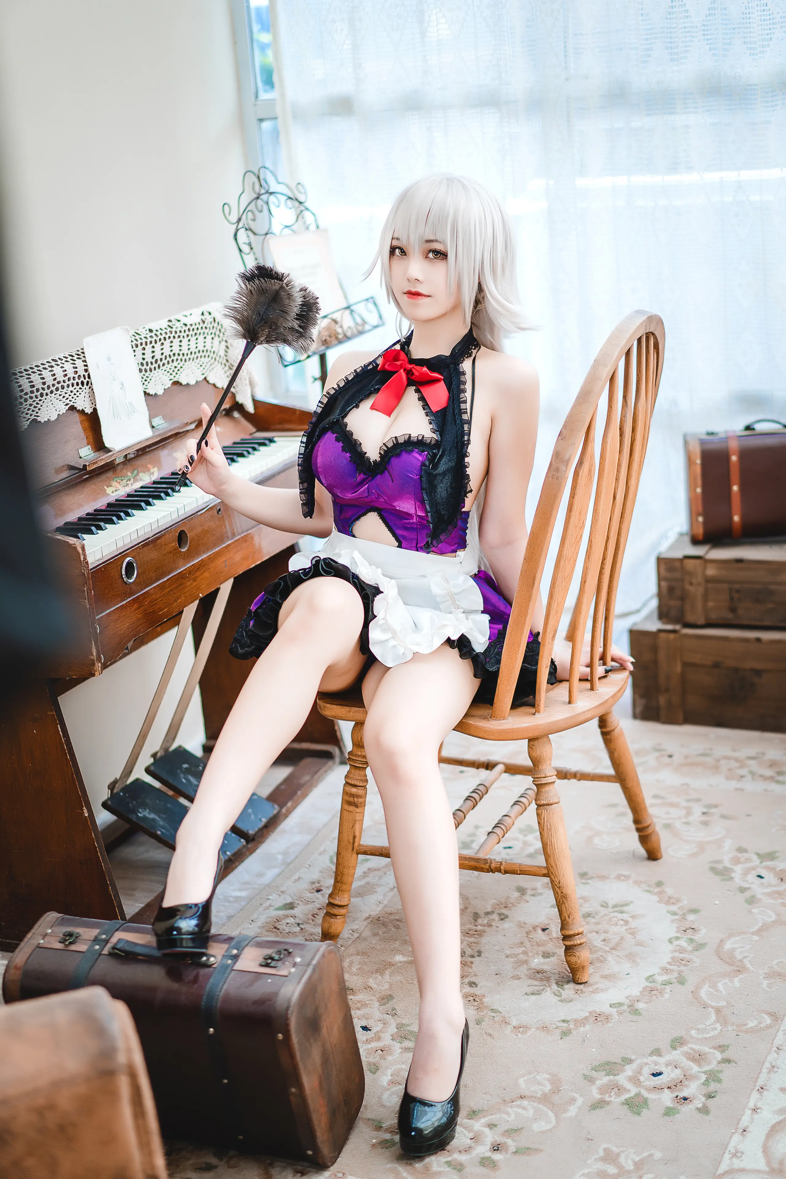 蜜汁猫裘 贞德女仆 [40P]