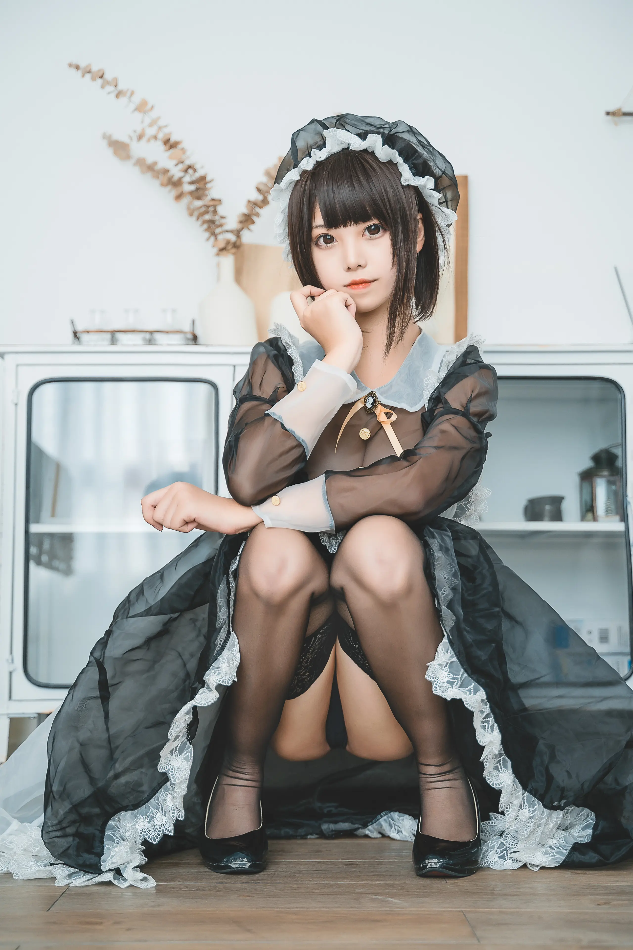 蜜汁猫裘 透明女仆 [30P]