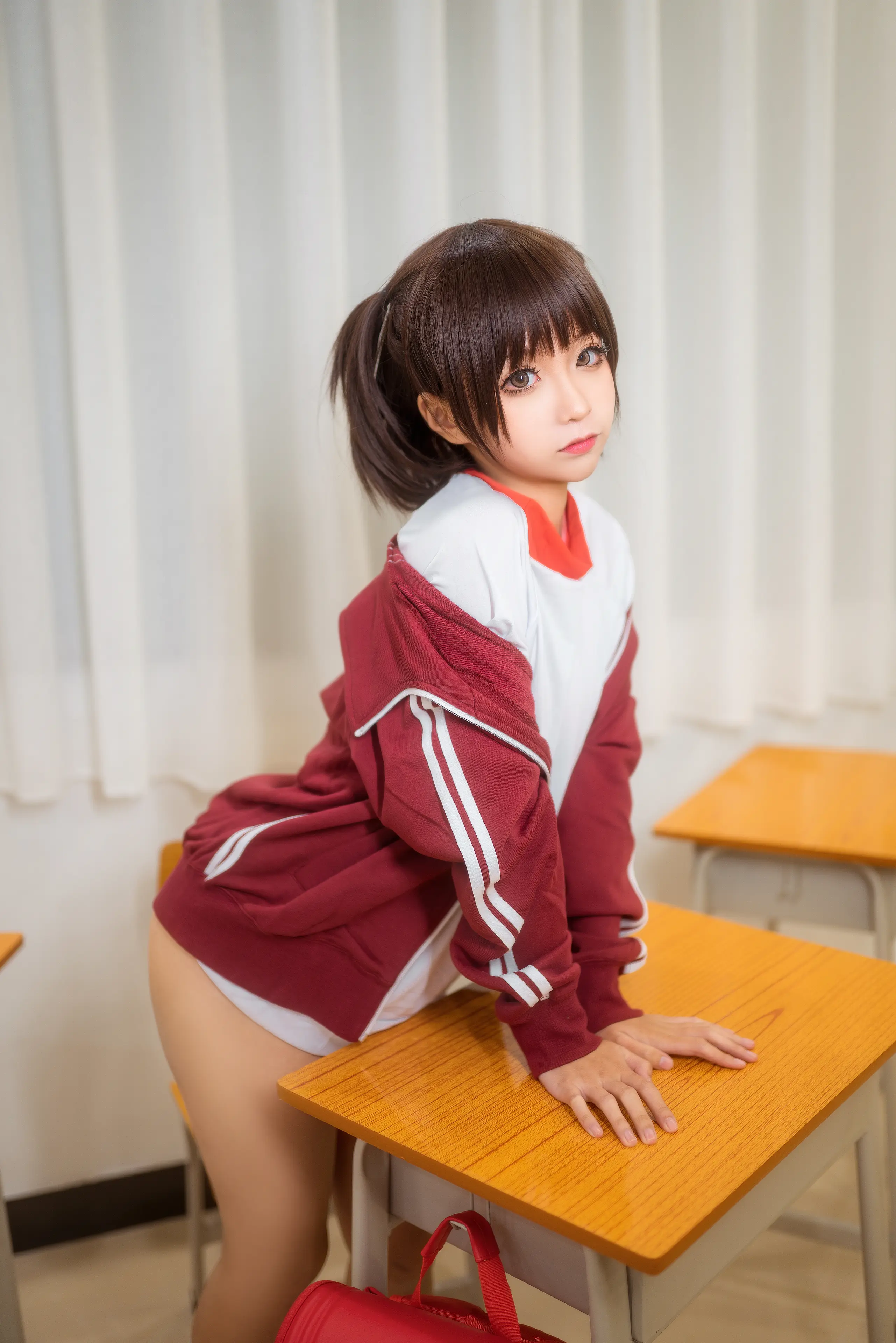 蠢沫沫 体操服红 [45P]