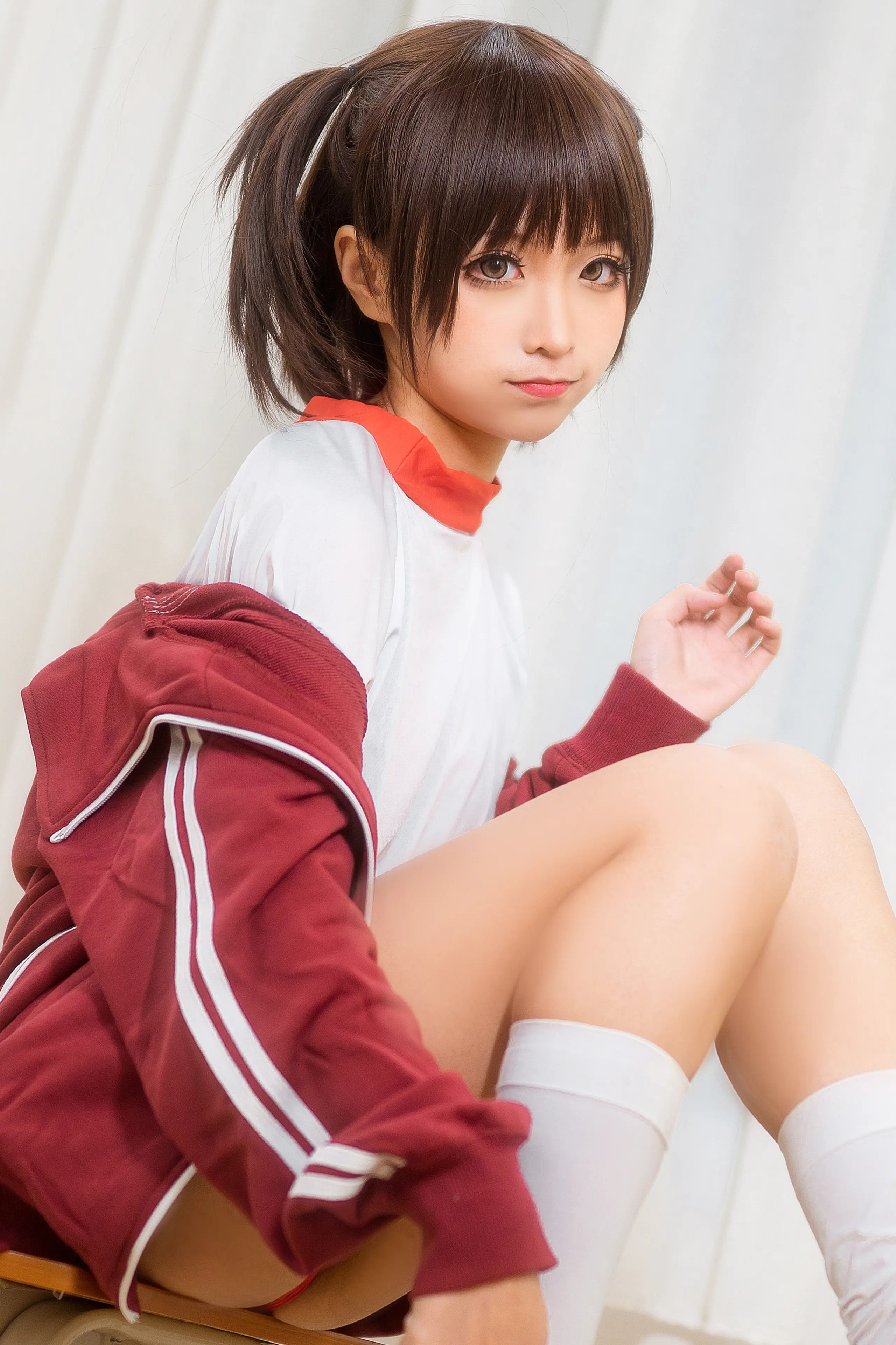 蠢沫沫 体操服红 [45P]