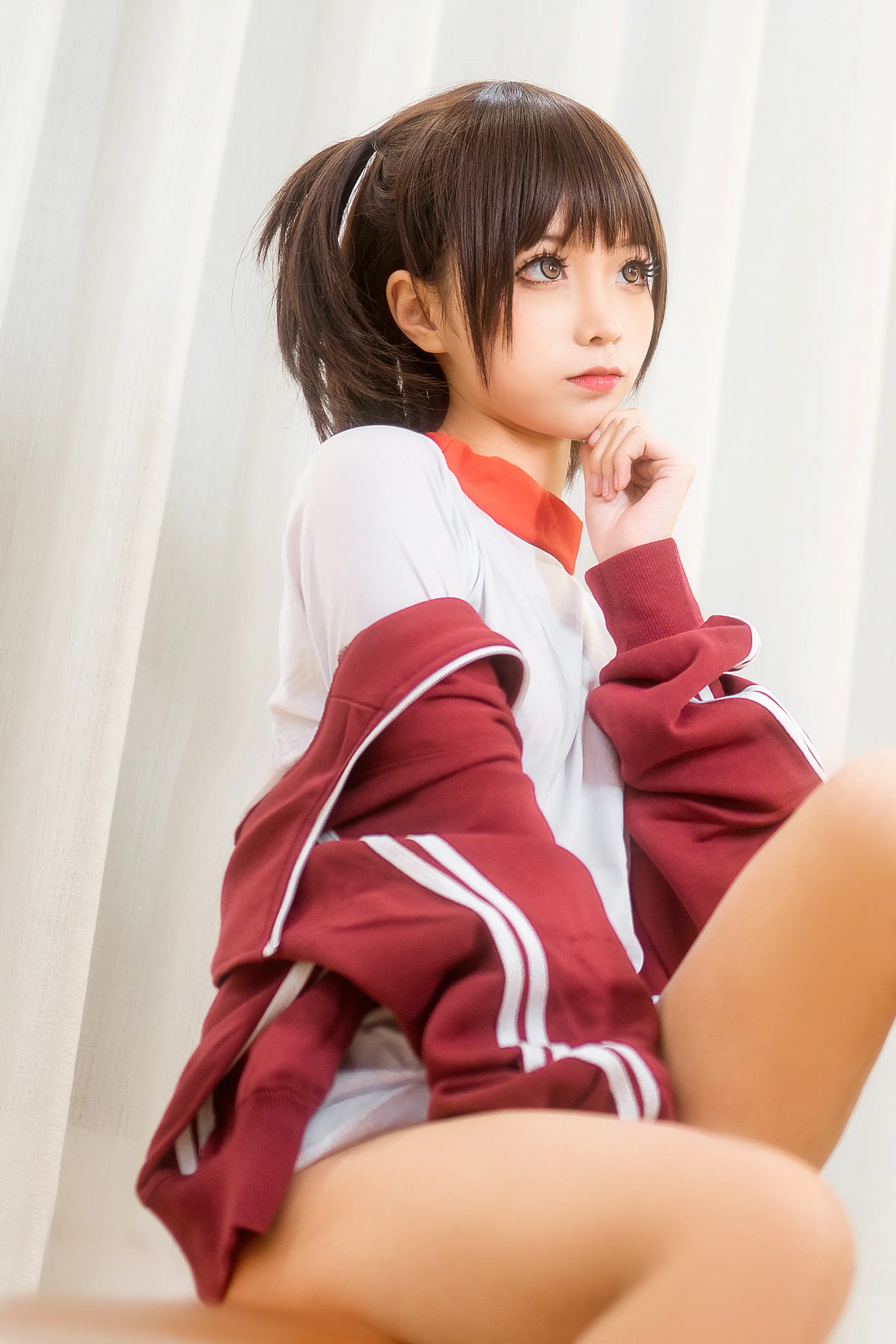 蠢沫沫 体操服红 [45P]