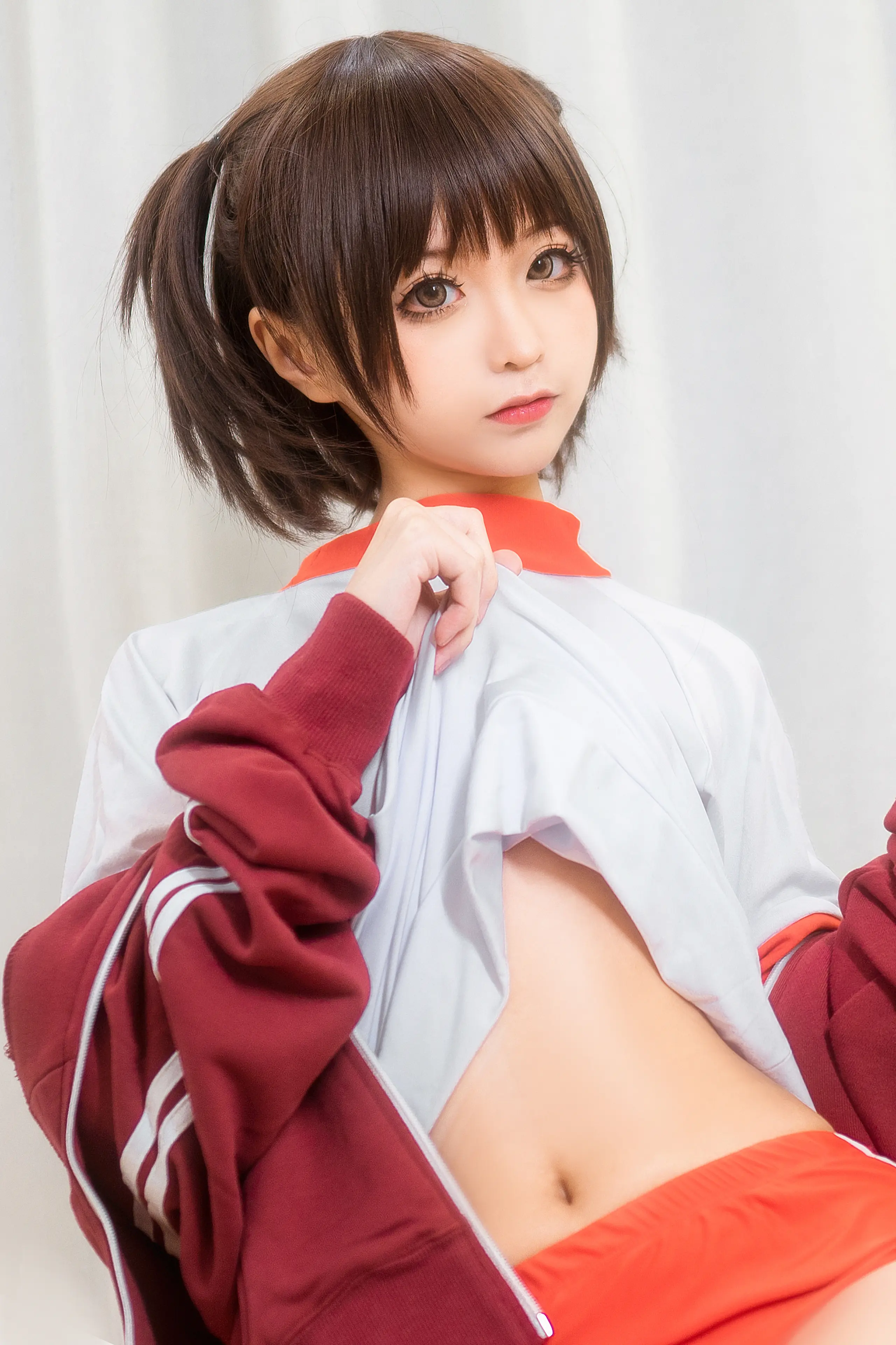 蠢沫沫 体操服红 [45P]