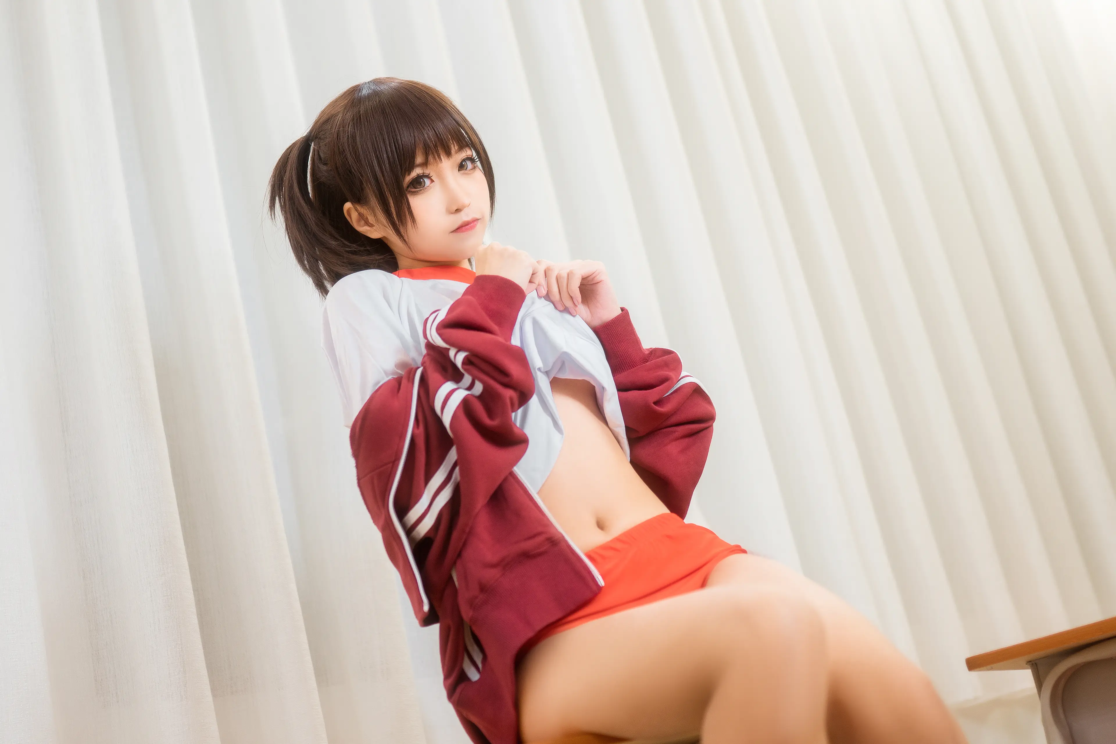 蠢沫沫 体操服红 [45P]