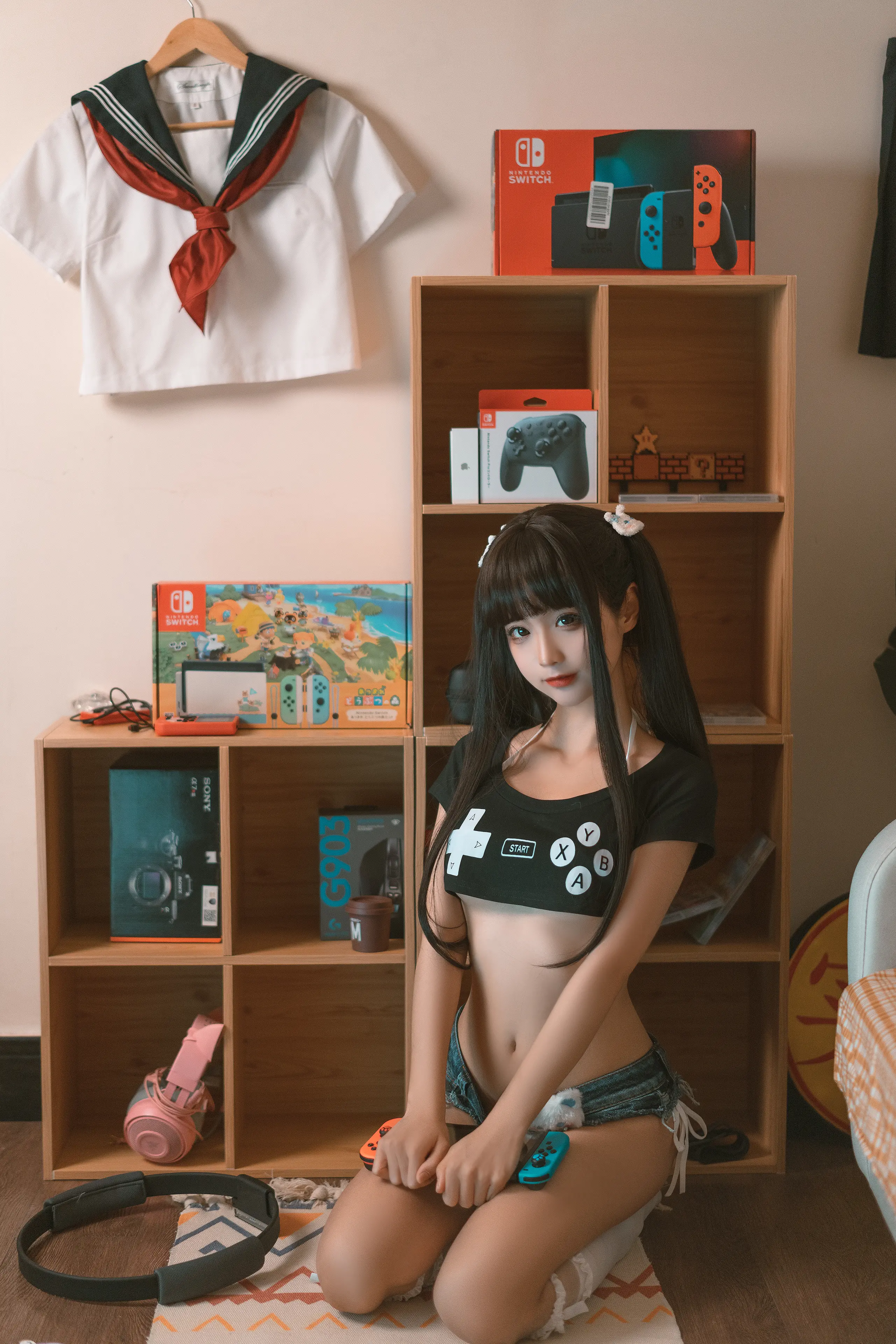 蠢沫沫 健身环 [140P]