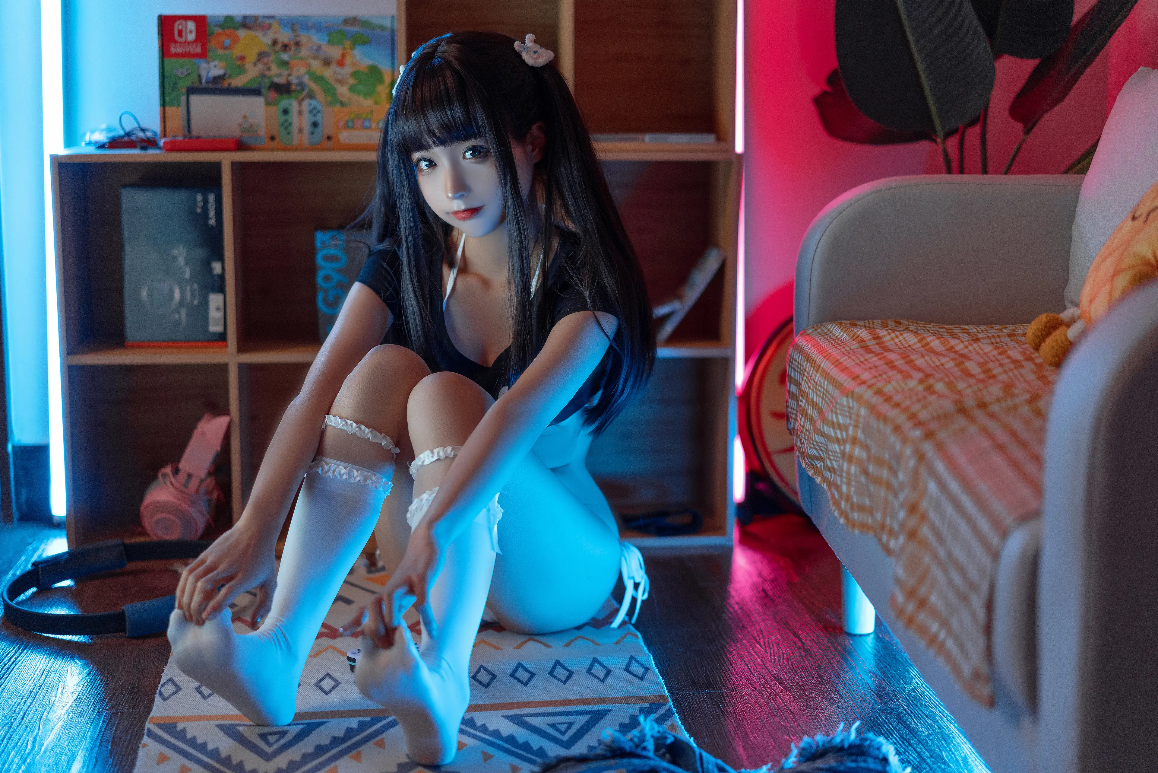 蠢沫沫 健身环 [140P]