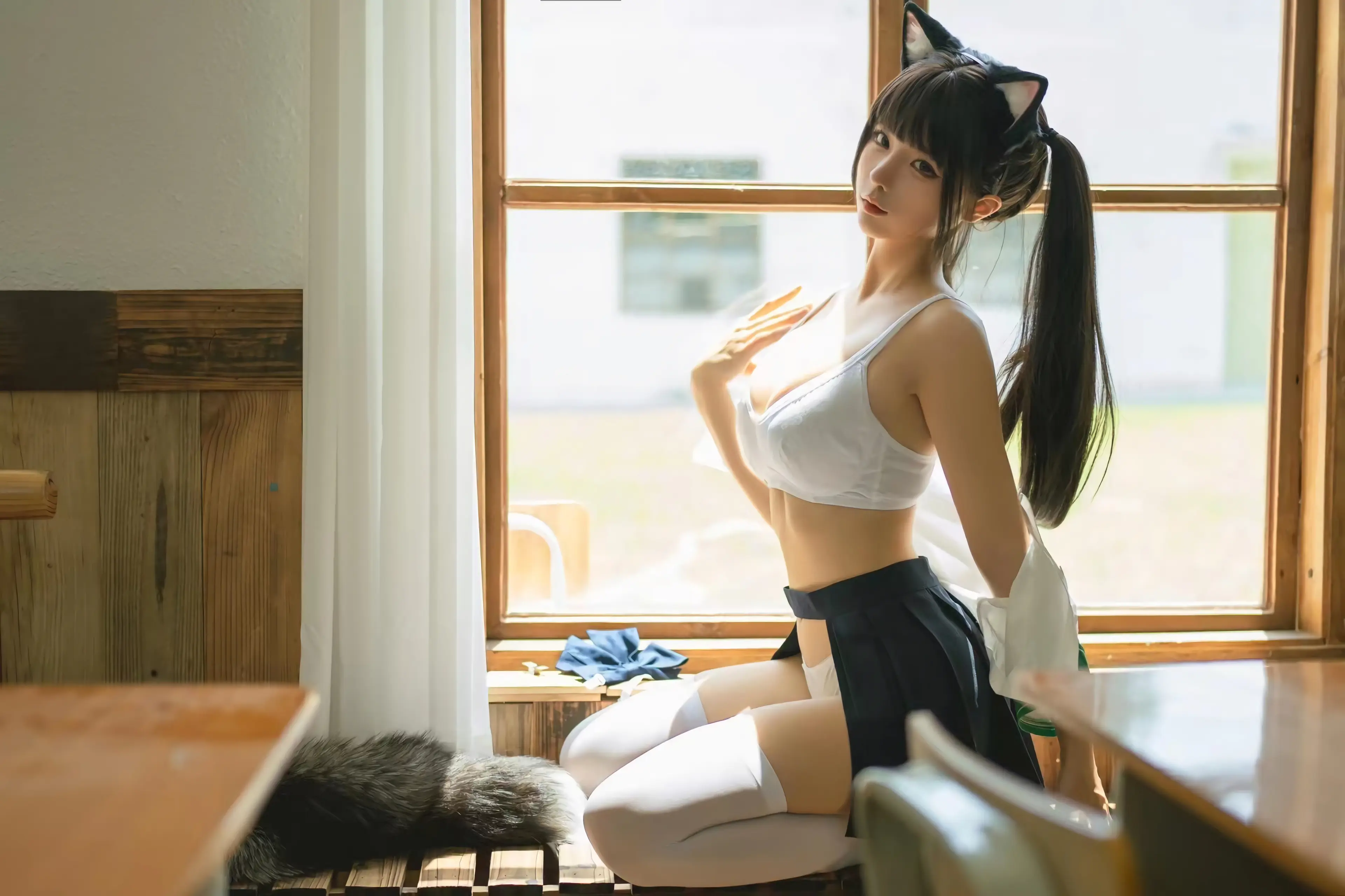 蠢沫沫 关于我的学妹是只猫娘这件事 [22P]